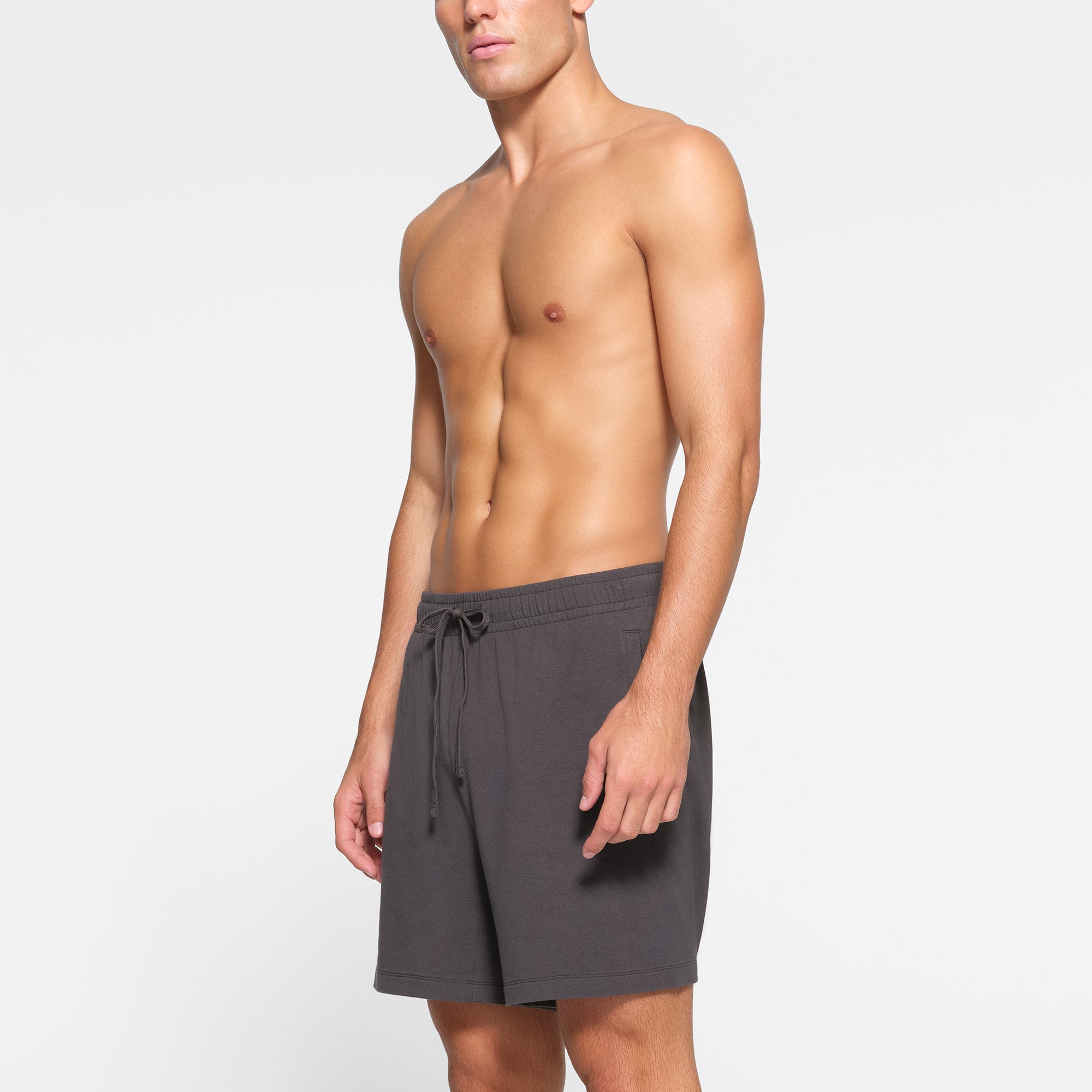JERSEY LOUNGE MENS RELAXED SHORT | ASH - Image 3