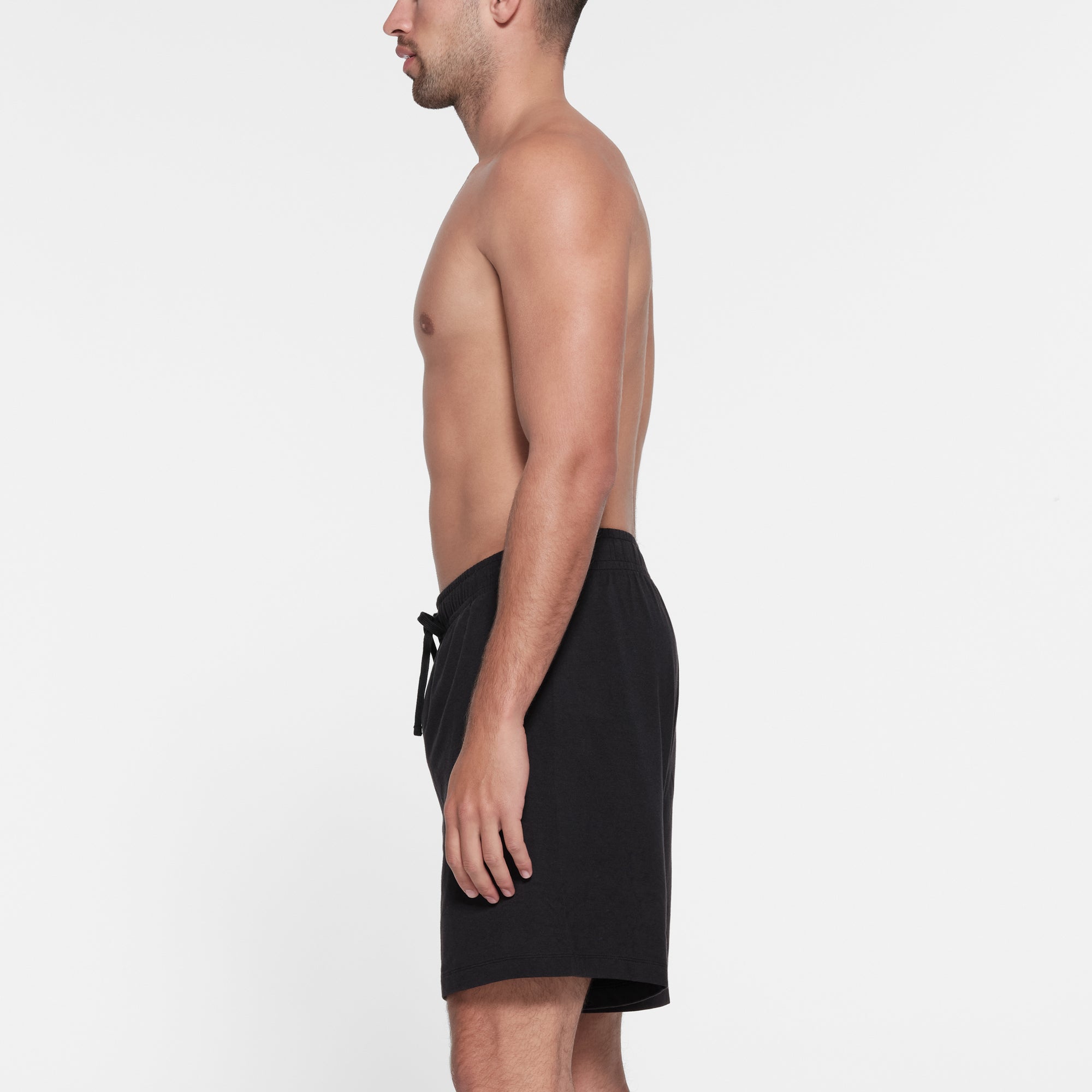 JERSEY LOUNGE MENS RELAXED SHORT | OBSIDIAN - Image 3