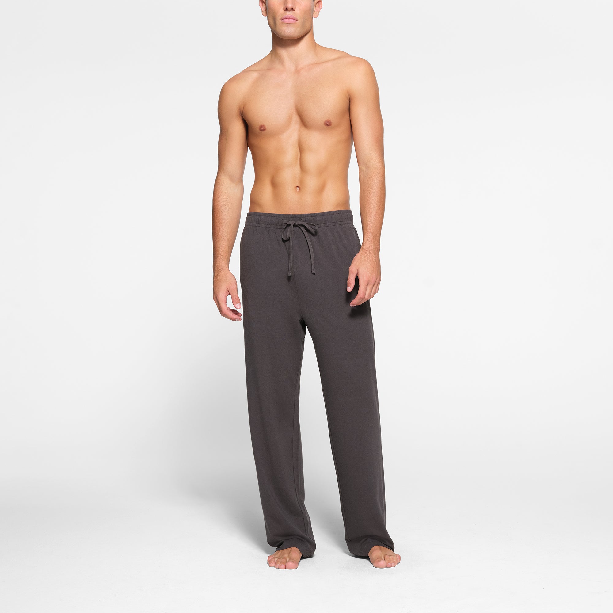 JERSEY LOUNGE MENS RELAXED STRAIGHT LEG PANT | ASH - Image 2