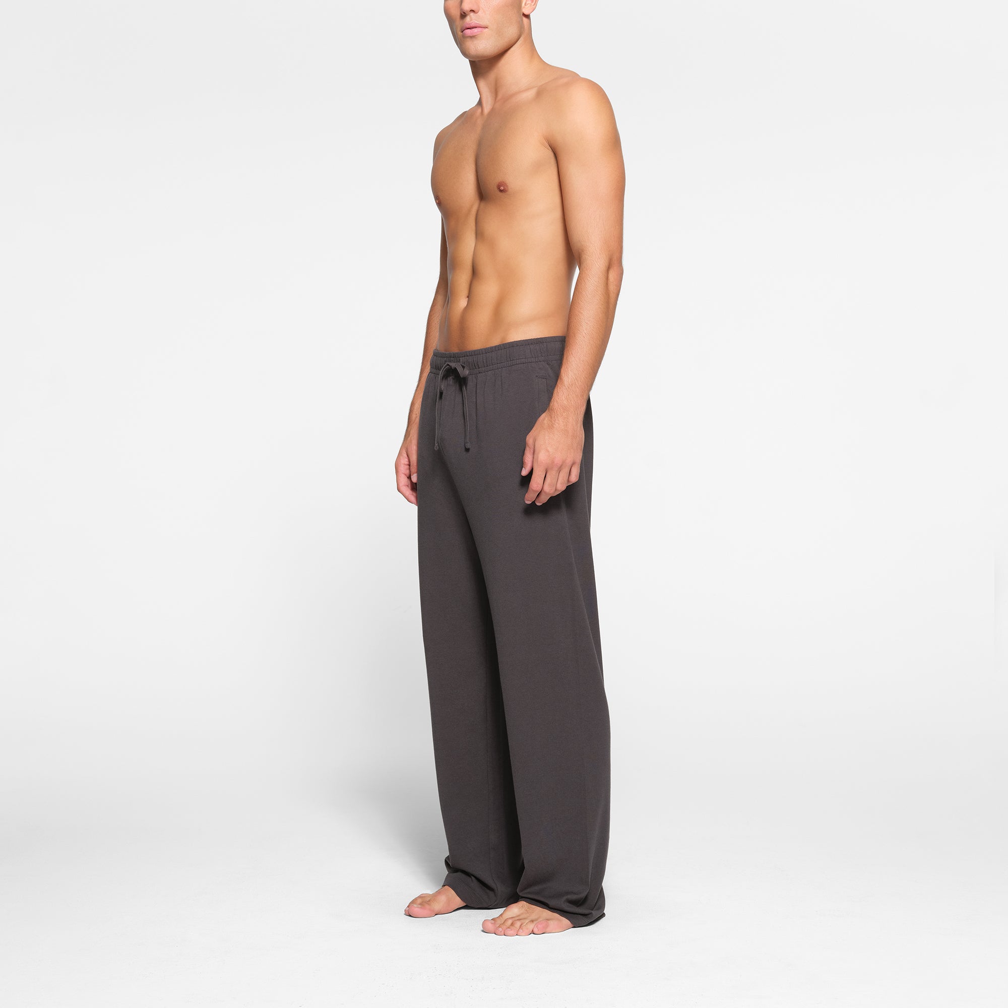JERSEY LOUNGE MENS RELAXED STRAIGHT LEG PANT | ASH - Image 3