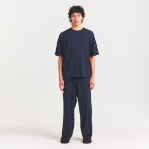 JERSEY LOUNGE MENS RELAXED STRAIGHT LEG PANT | NAVY