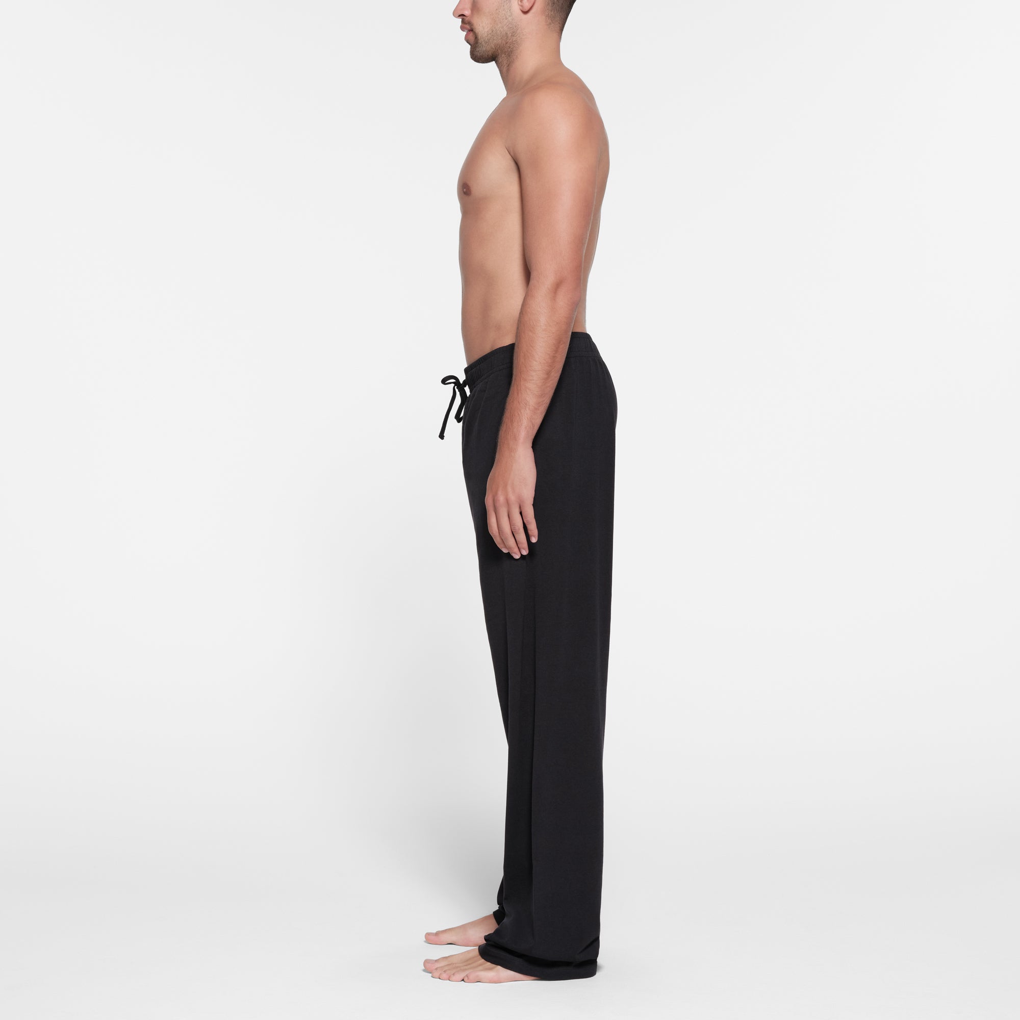 JERSEY LOUNGE MENS RELAXED STRAIGHT LEG PANT | OBSIDIAN - Image 3