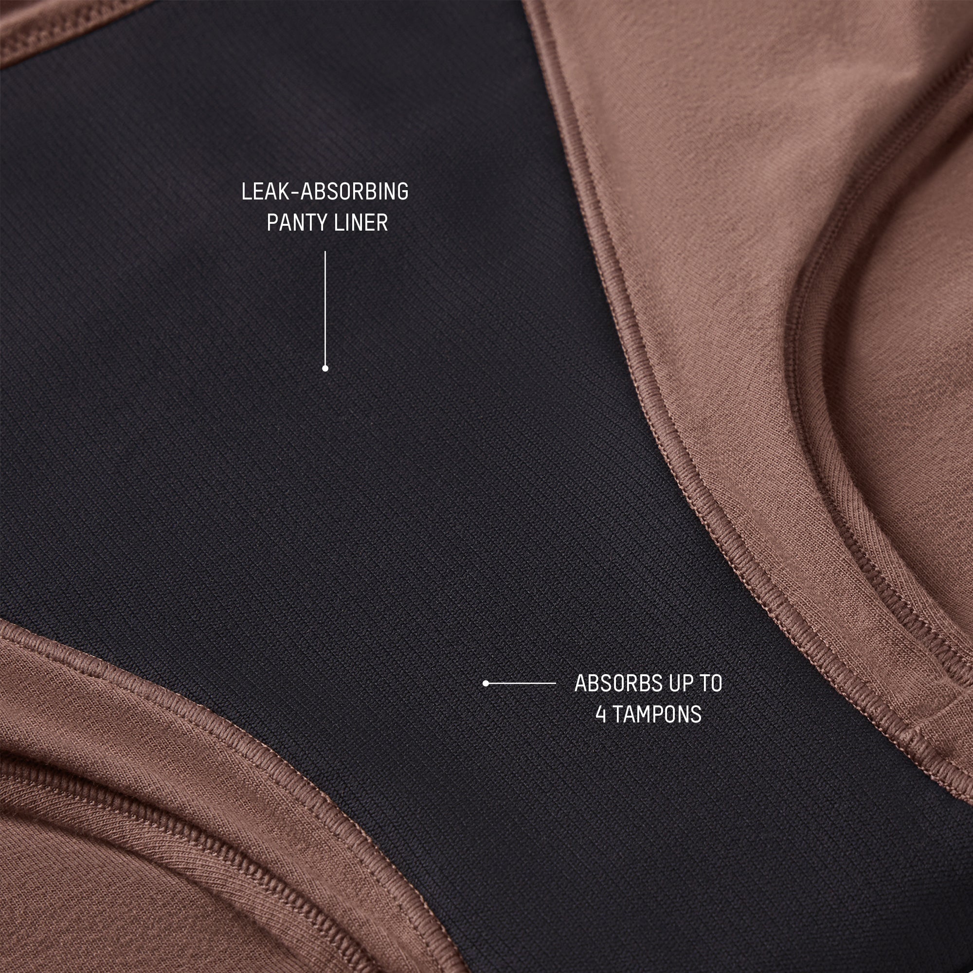 PERIOD PANTIES BOY SHORT | ESPRESSO - Image 3