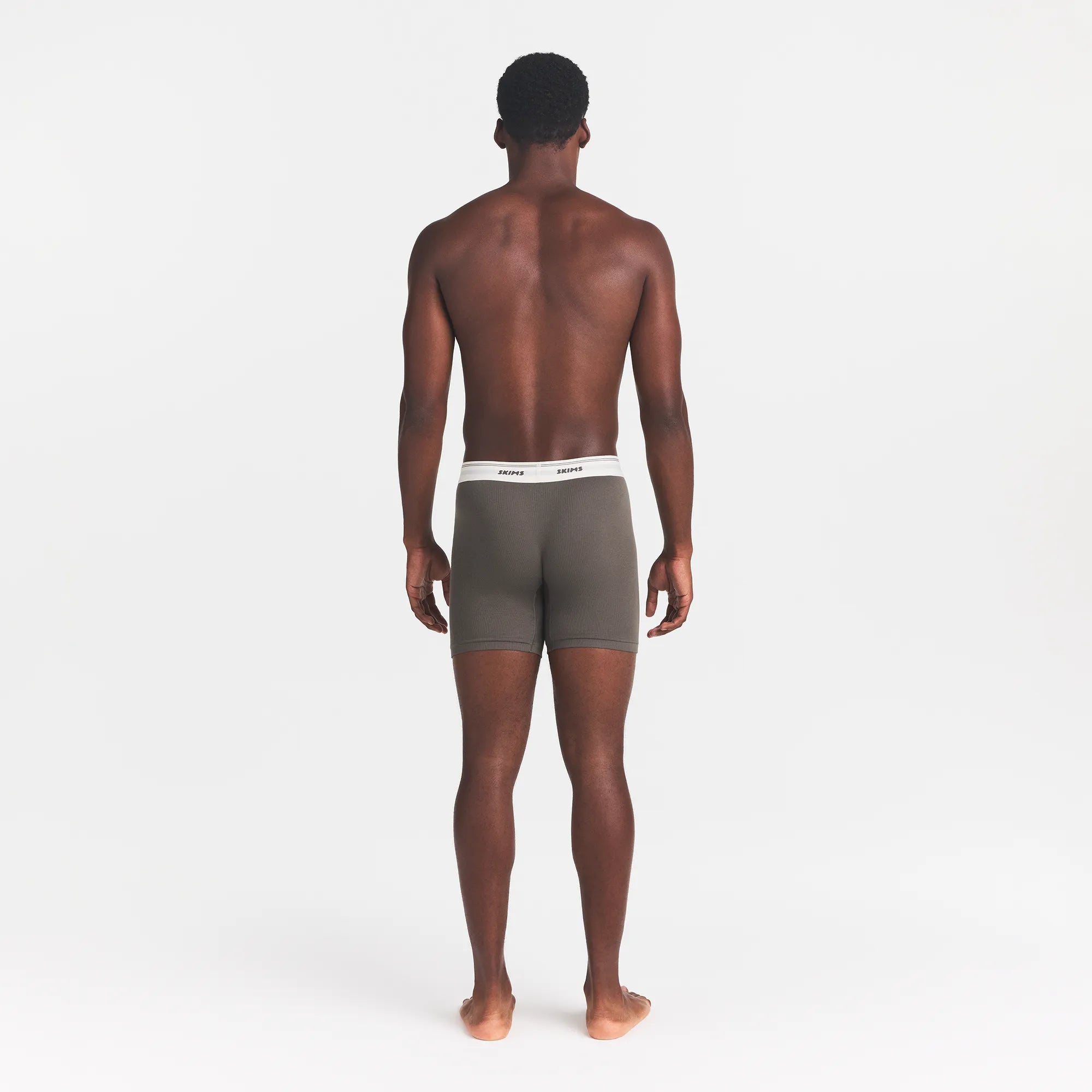 SKIMS COTTON RIB MENS 5 BOXER BRIEF | JUNGLE - Image 3