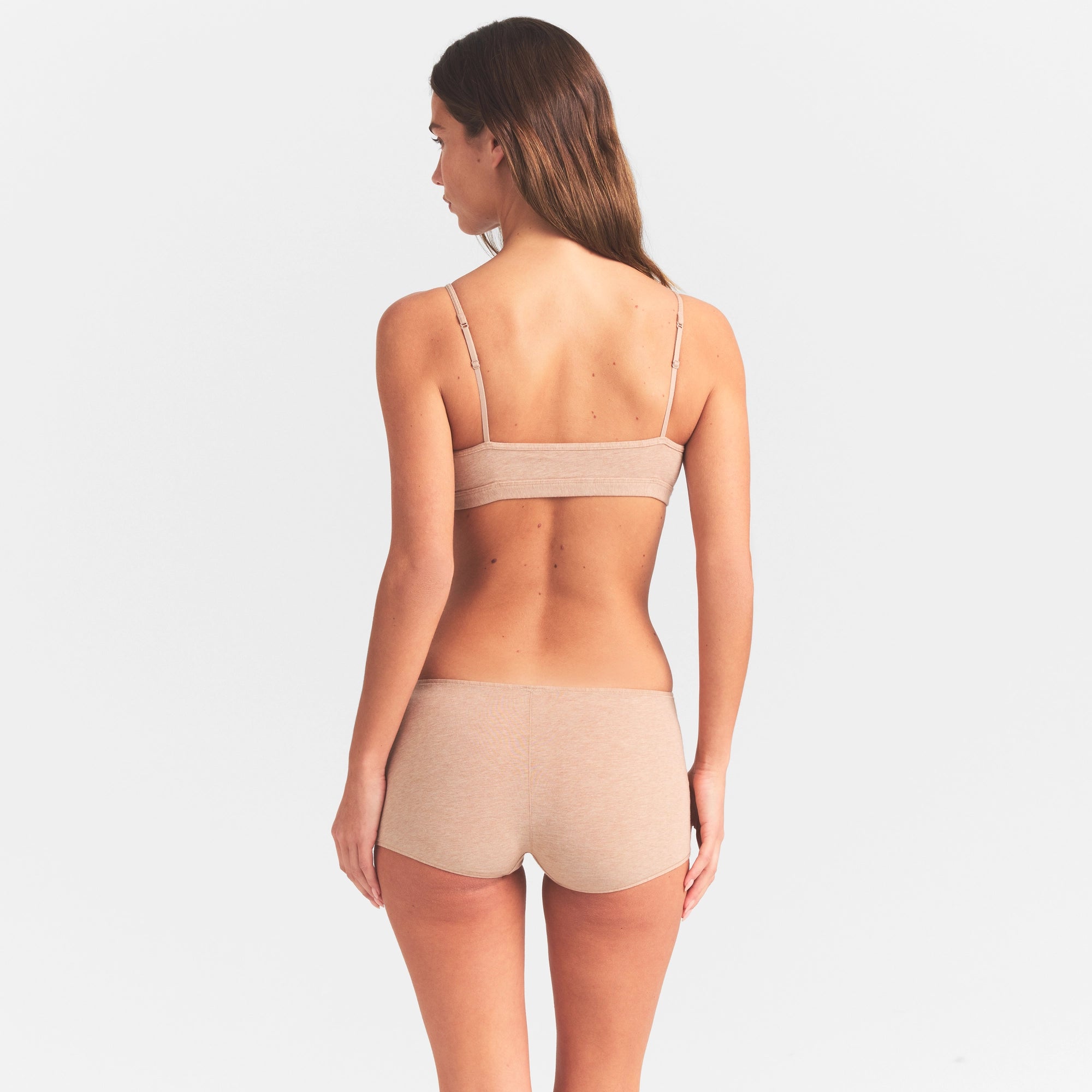EVERYDAY COTTON SCOOP BRALETTE | CLAY HEATHER - Image 5
