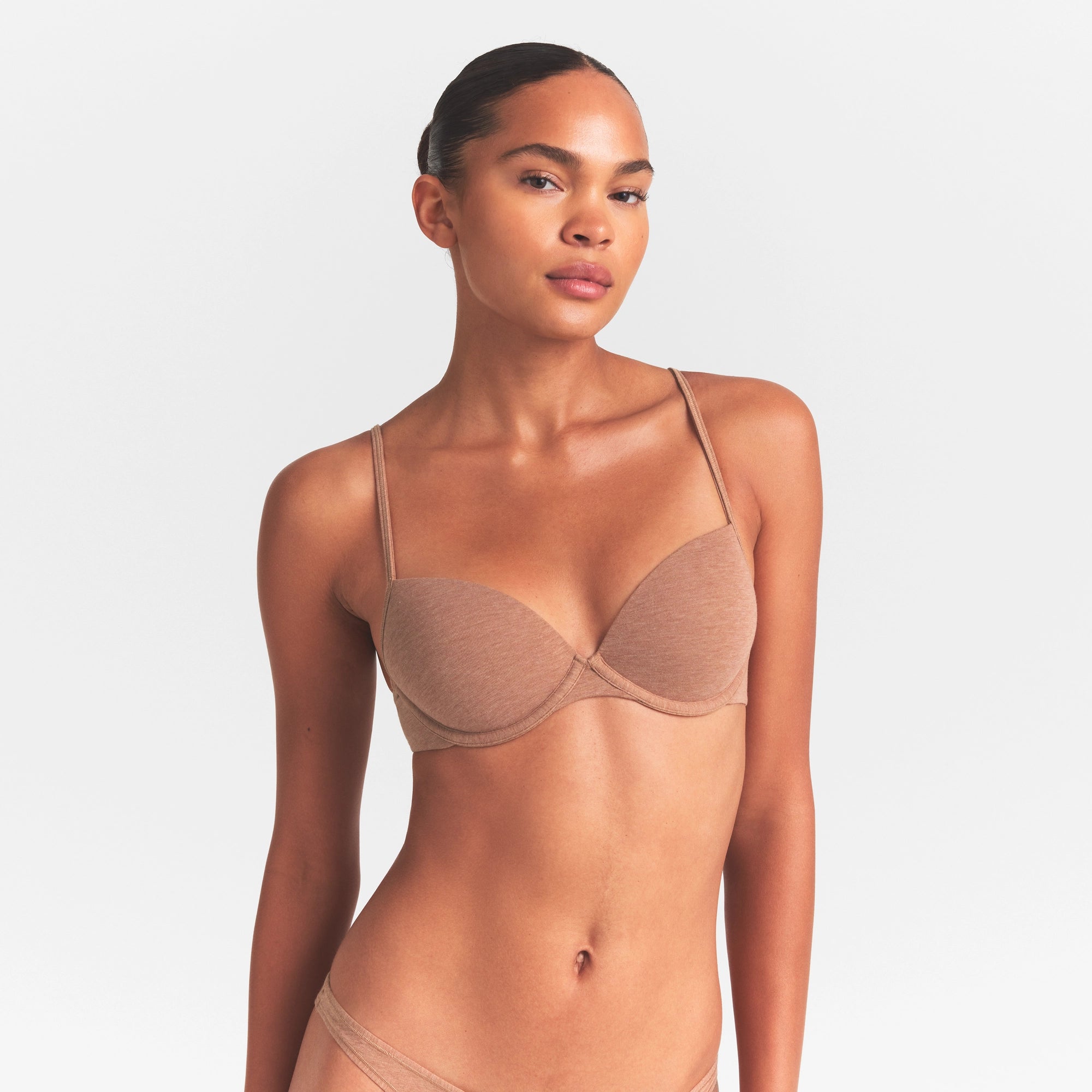 EVERYDAY COTTON T-SHIRT BRA | SIENNA HEATHER - Image 4