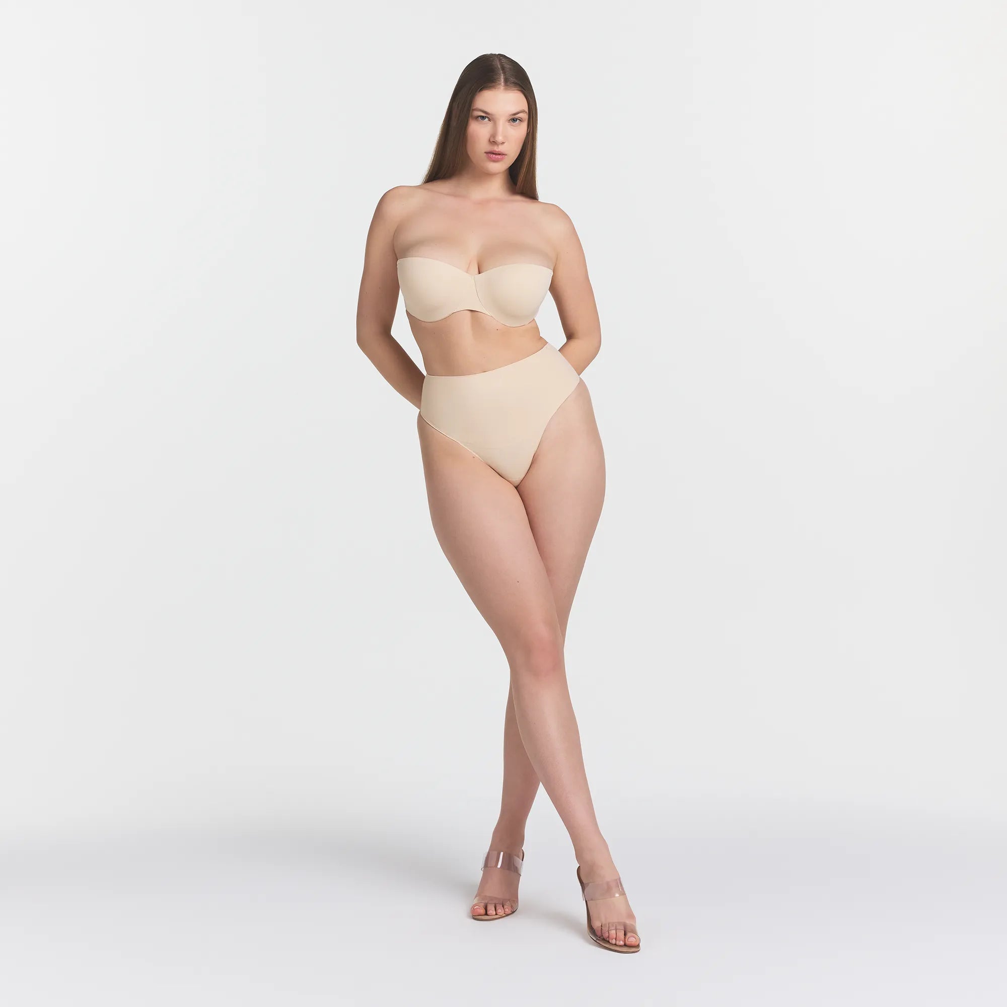 SMOOTHING INTIMATES STRAPLESS BRA | SAND - Image 2