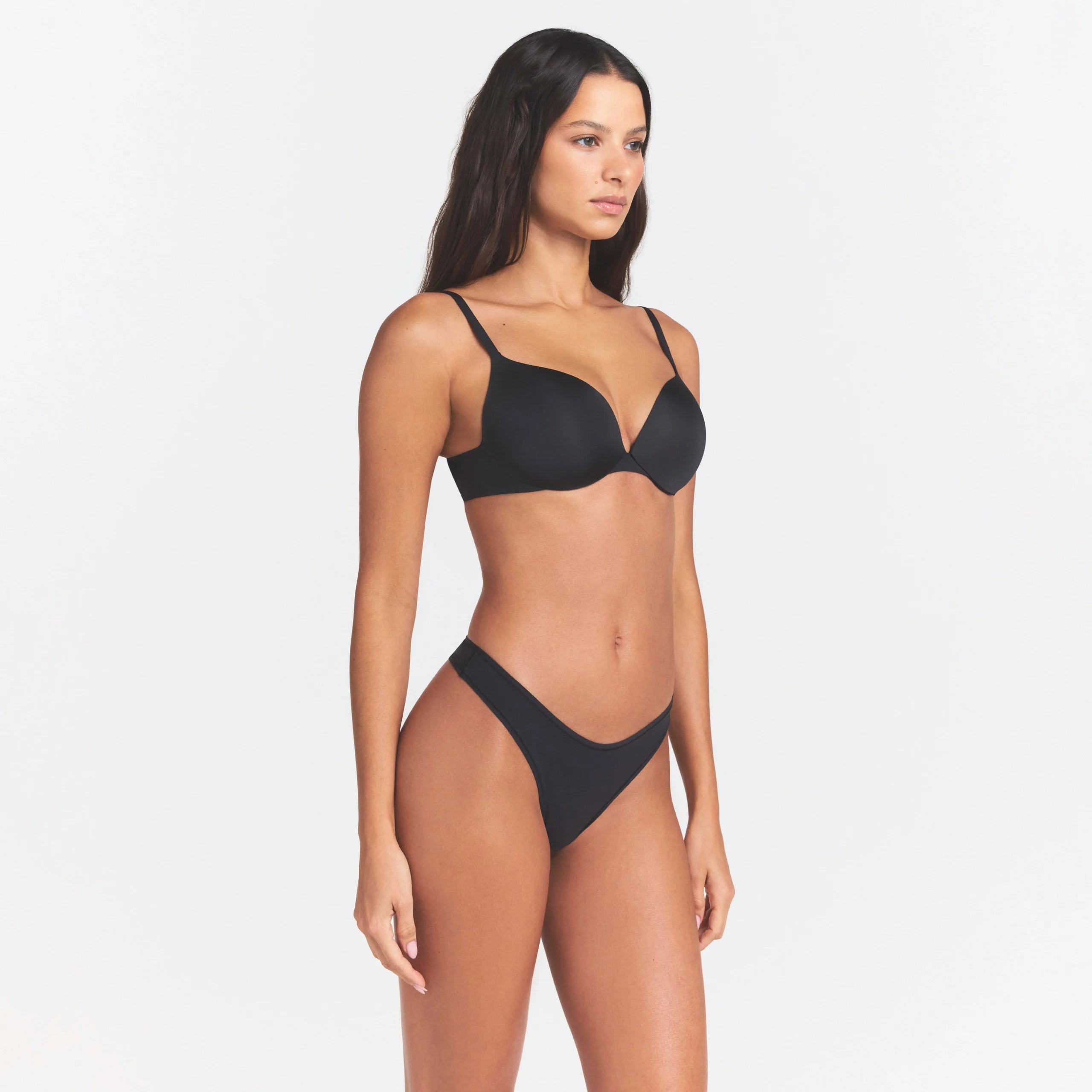 SKIMS ULTIMATE TEARDROP T-SHIRT BRA | ONYX - Image 4