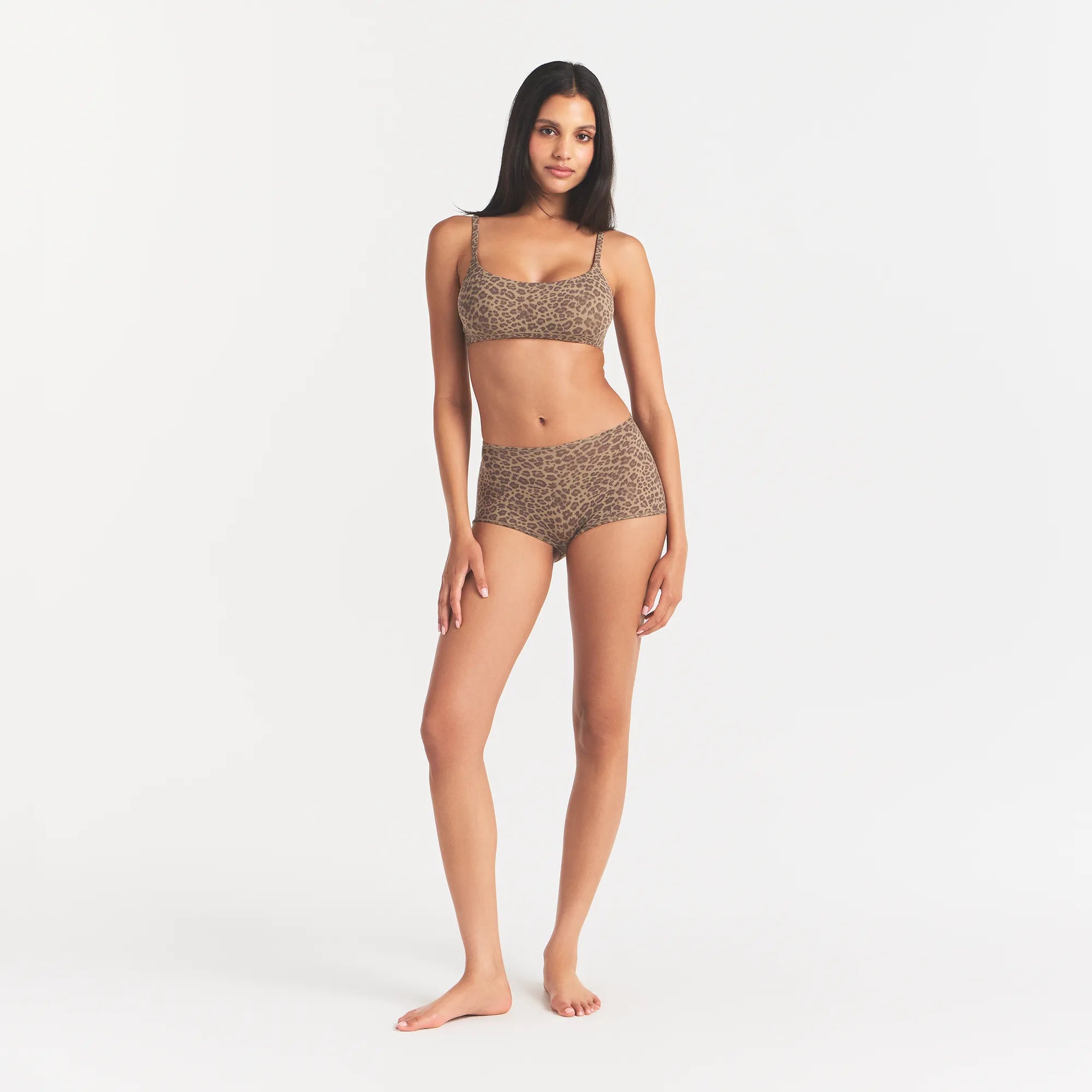 FITS EVERYBODY SCOOP BRALETTE | DESERT LEOPARD INK PRINT - Image 5