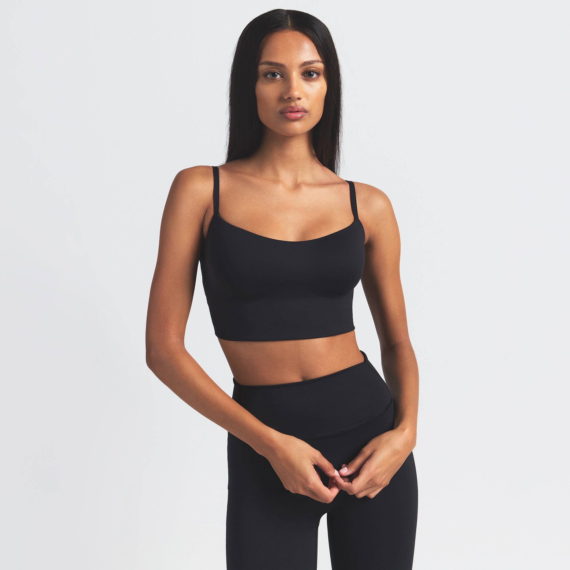 NikeSKIMS MATTE CAMI BRA TOP | OBSIDIAN - Image 5