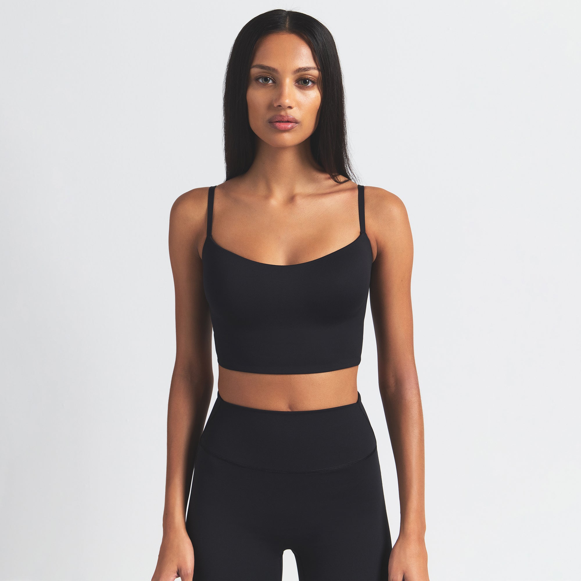 NikeSKIMS MATTE CAMI BRA TOP | OBSIDIAN - Image 3