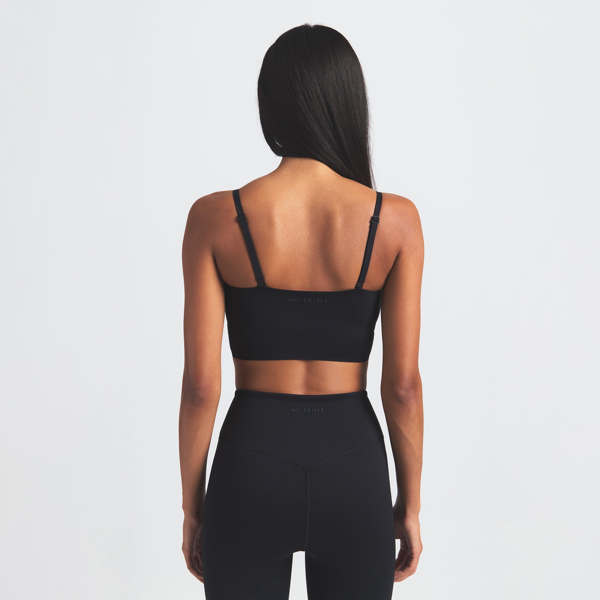 NikeSKIMS MATTE CAMI BRA TOP | OBSIDIAN - Image 4