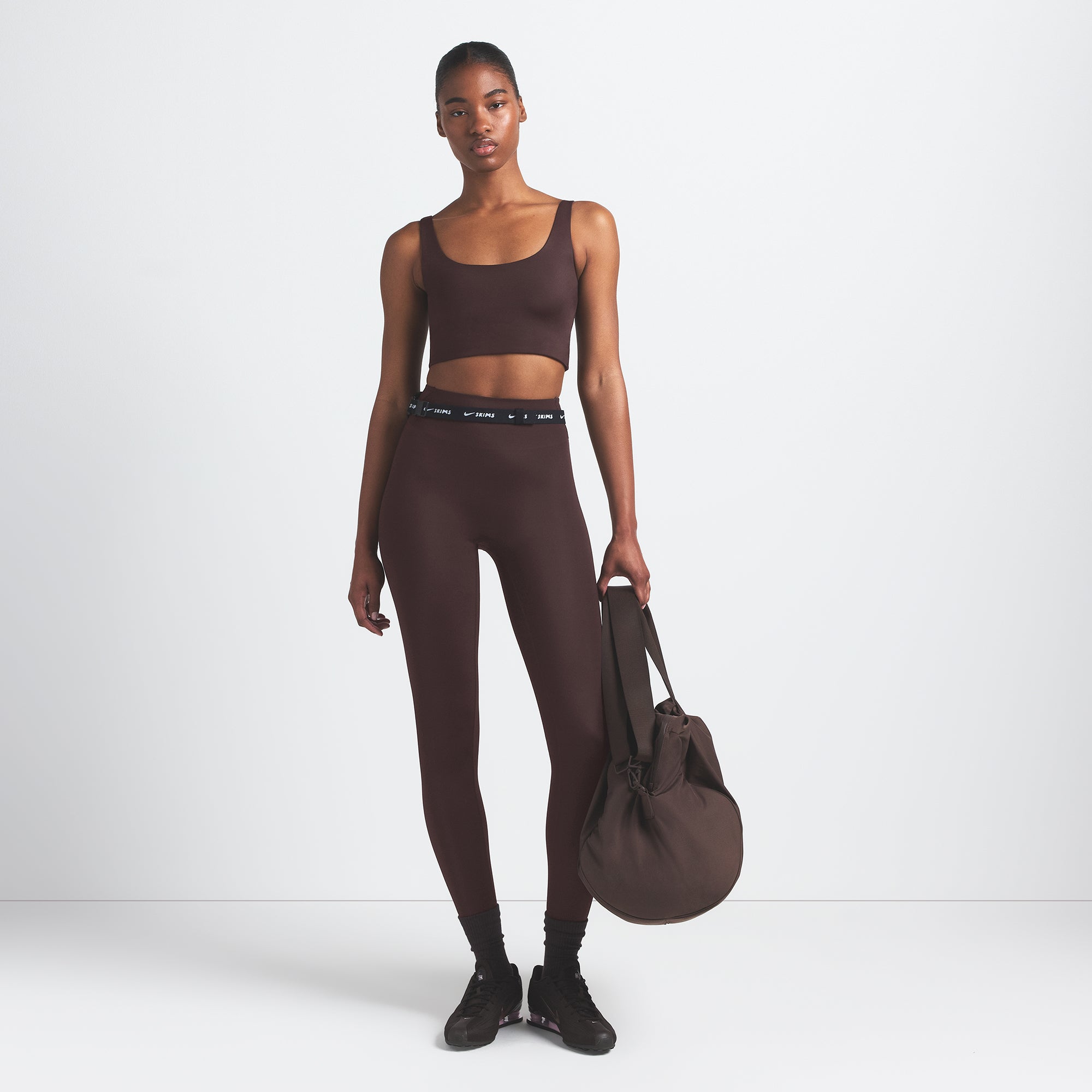 NikeSKIMS SHINE SCOOP NECK BRA TOP | PHOENIX - Image 2
