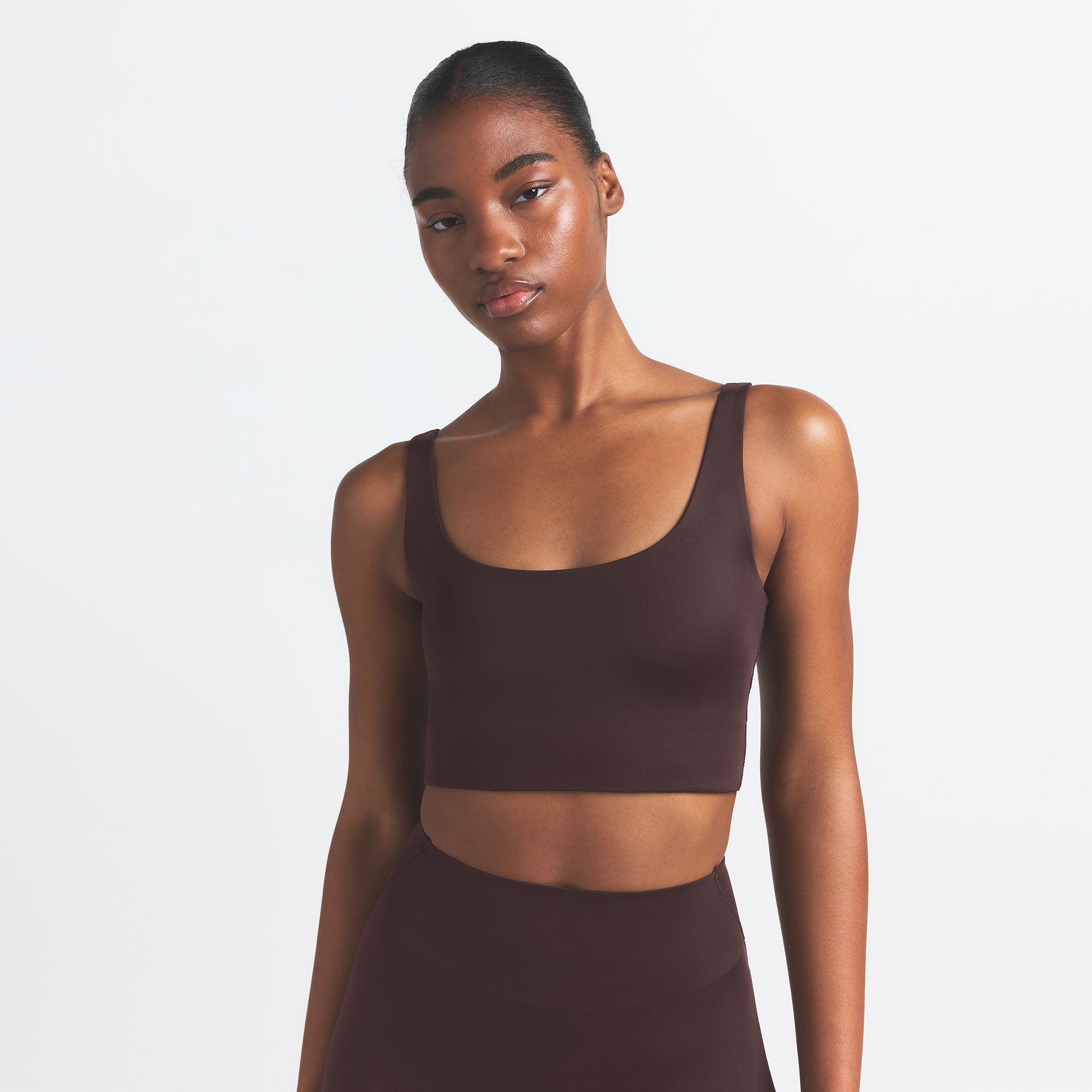 NikeSKIMS SHINE SCOOP NECK BRA TOP | PHOENIX - Image 3