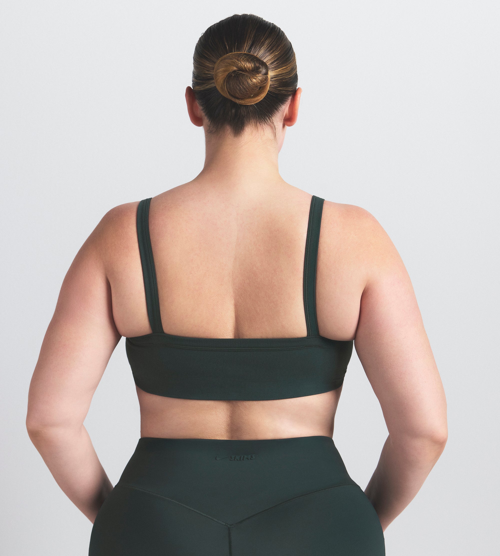 NikeSKIMS VINTAGE SEAMLESS CAMI BRA | DARK TEAL - Image 3