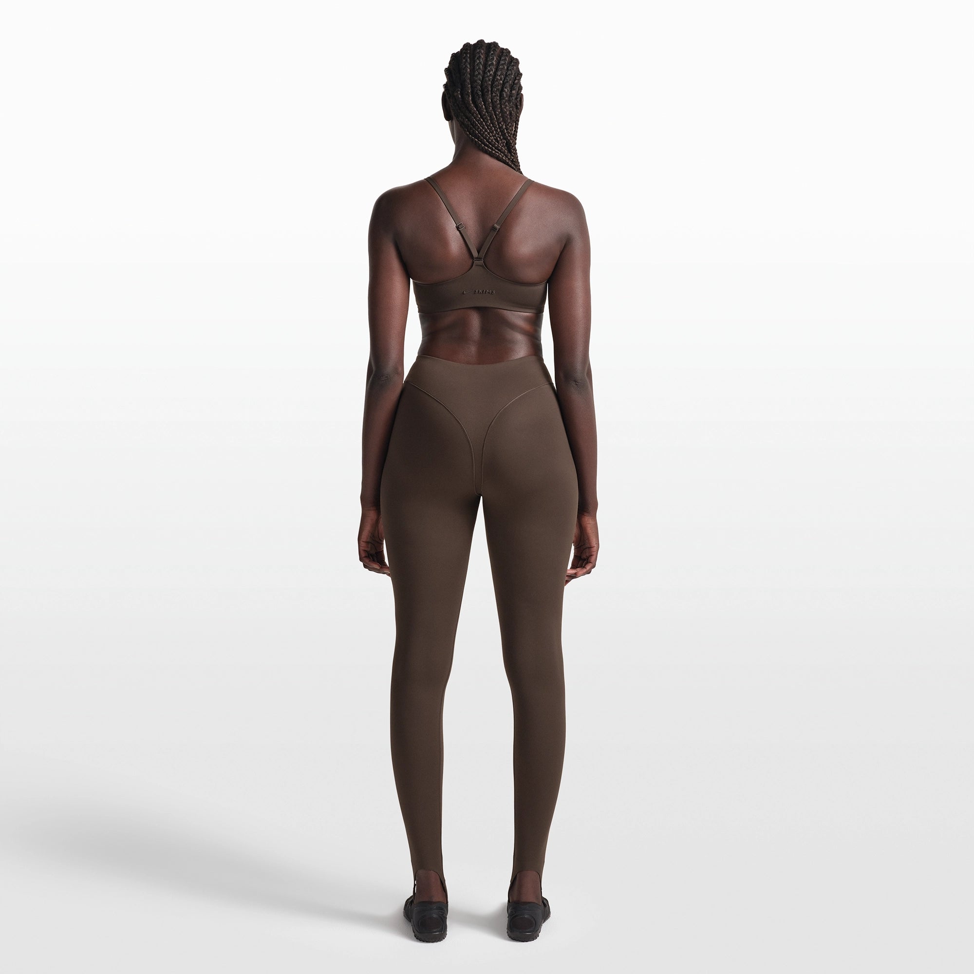 NikeSKIMS MATTE CONTOUR CAMI BRA | DARK SEPIA - Image 6