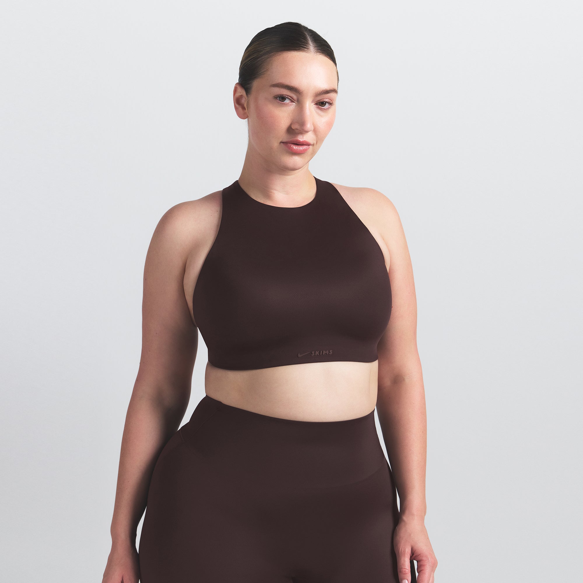 NikeSKIMS SHINE HIGH NECK BRA | PHOENIX - Image 3