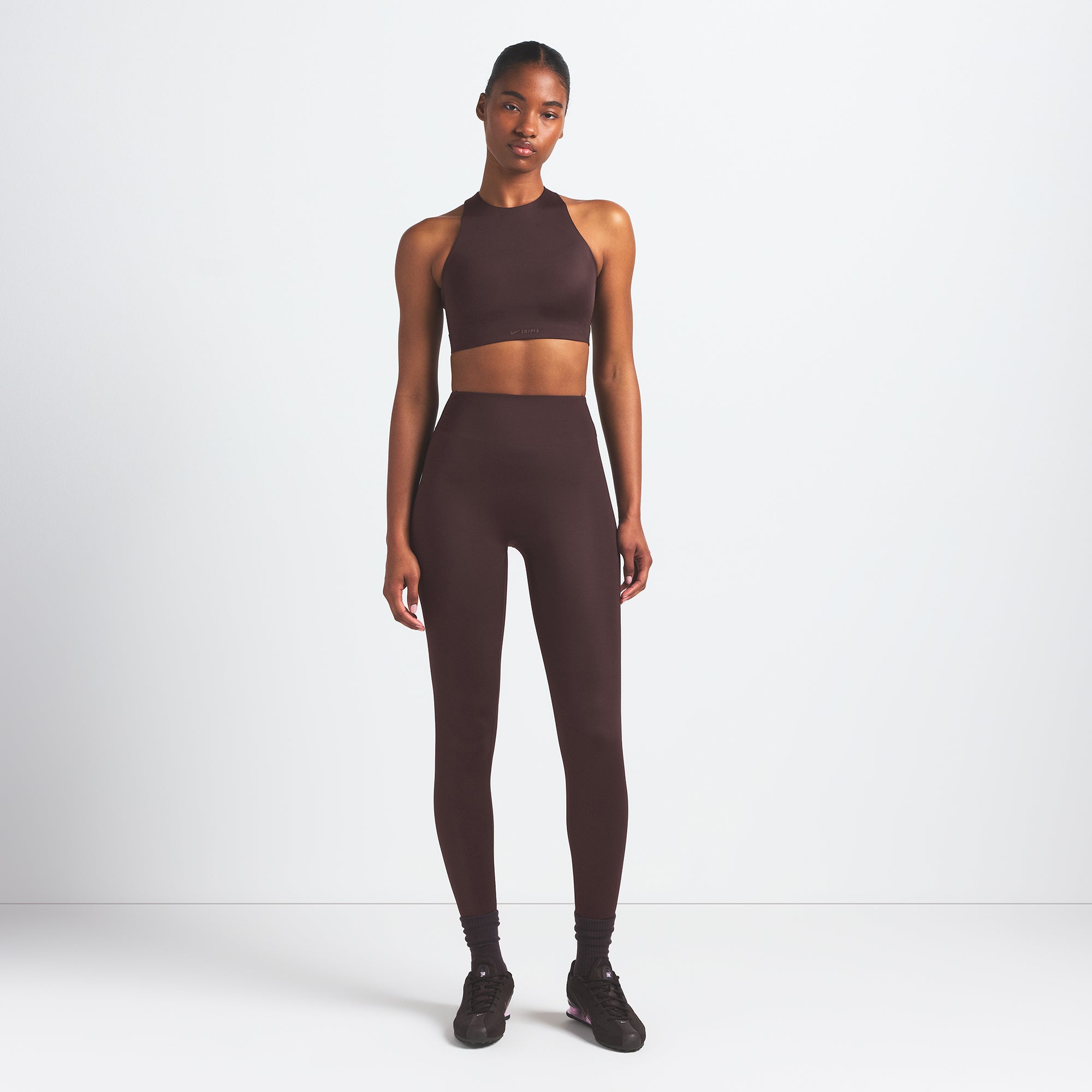 NikeSKIMS SHINE HIGH NECK BRA | PHOENIX - Image 5