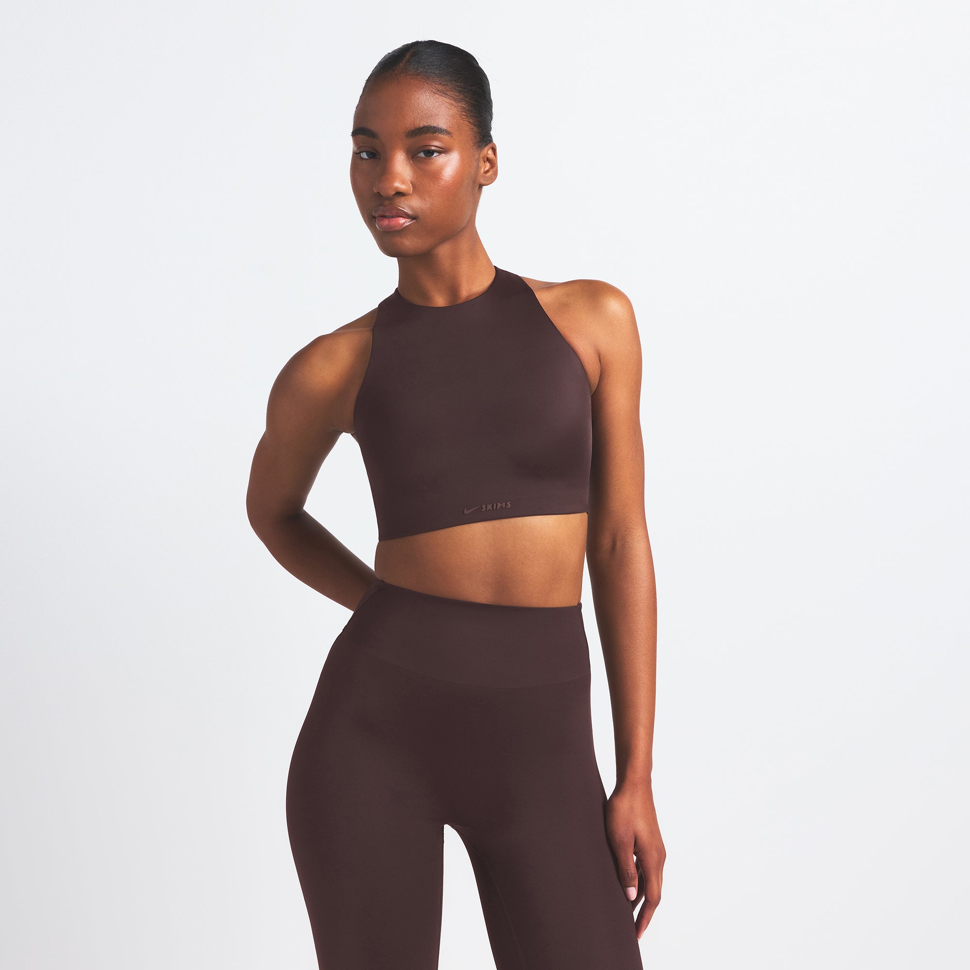 NikeSKIMS SHINE HIGH NECK BRA | PHOENIX - Image 7