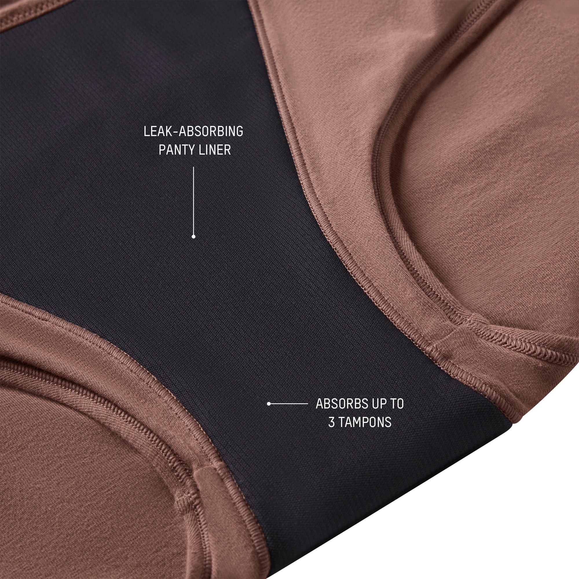 PERIOD PANTIES BRIEF | UMBER - Image 3
