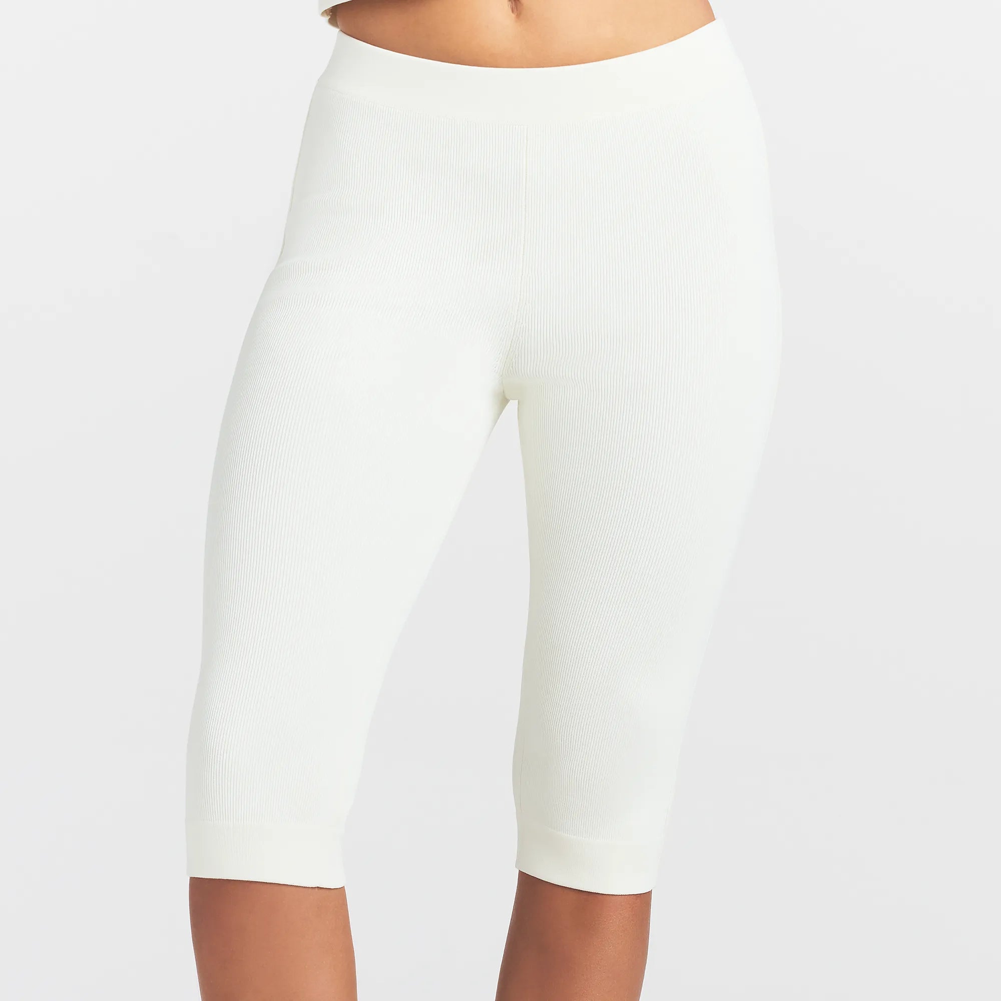 REFINED KNIT CAPRI | EGRET - Image 3