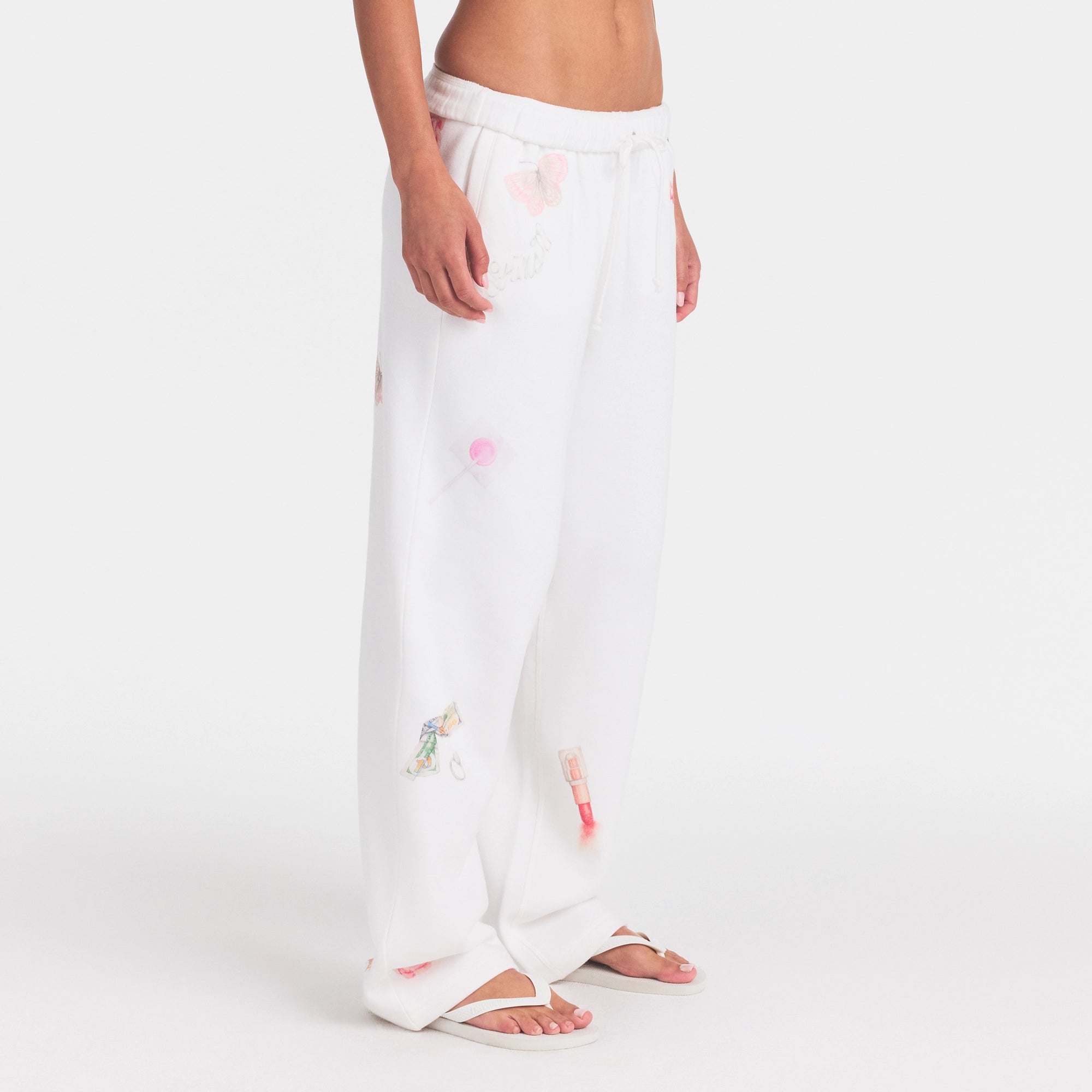 COTTON FLEECE CLASSIC STRAIGHT LEG PANT | SNOW ESSENTIALS - Image 3