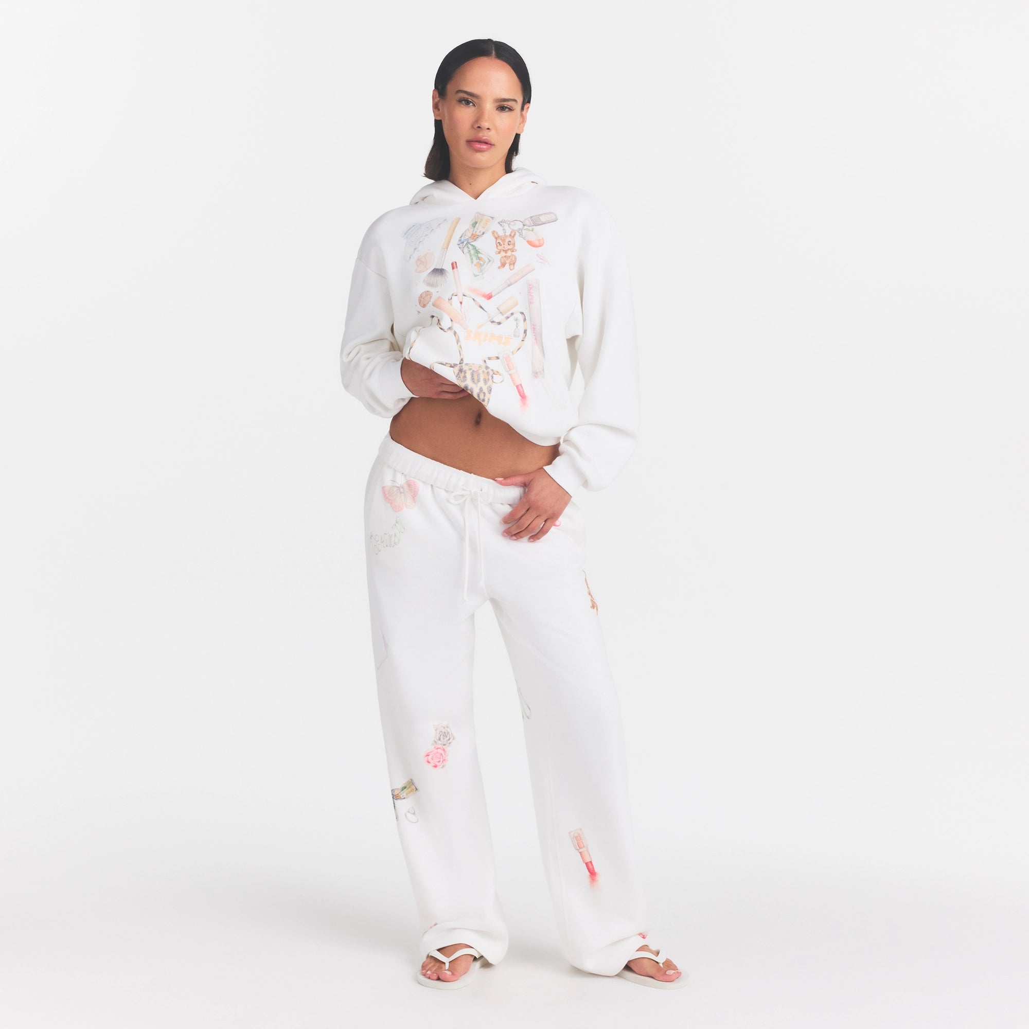 COTTON FLEECE CLASSIC STRAIGHT LEG PANT | SNOW ESSENTIALS - Image 5