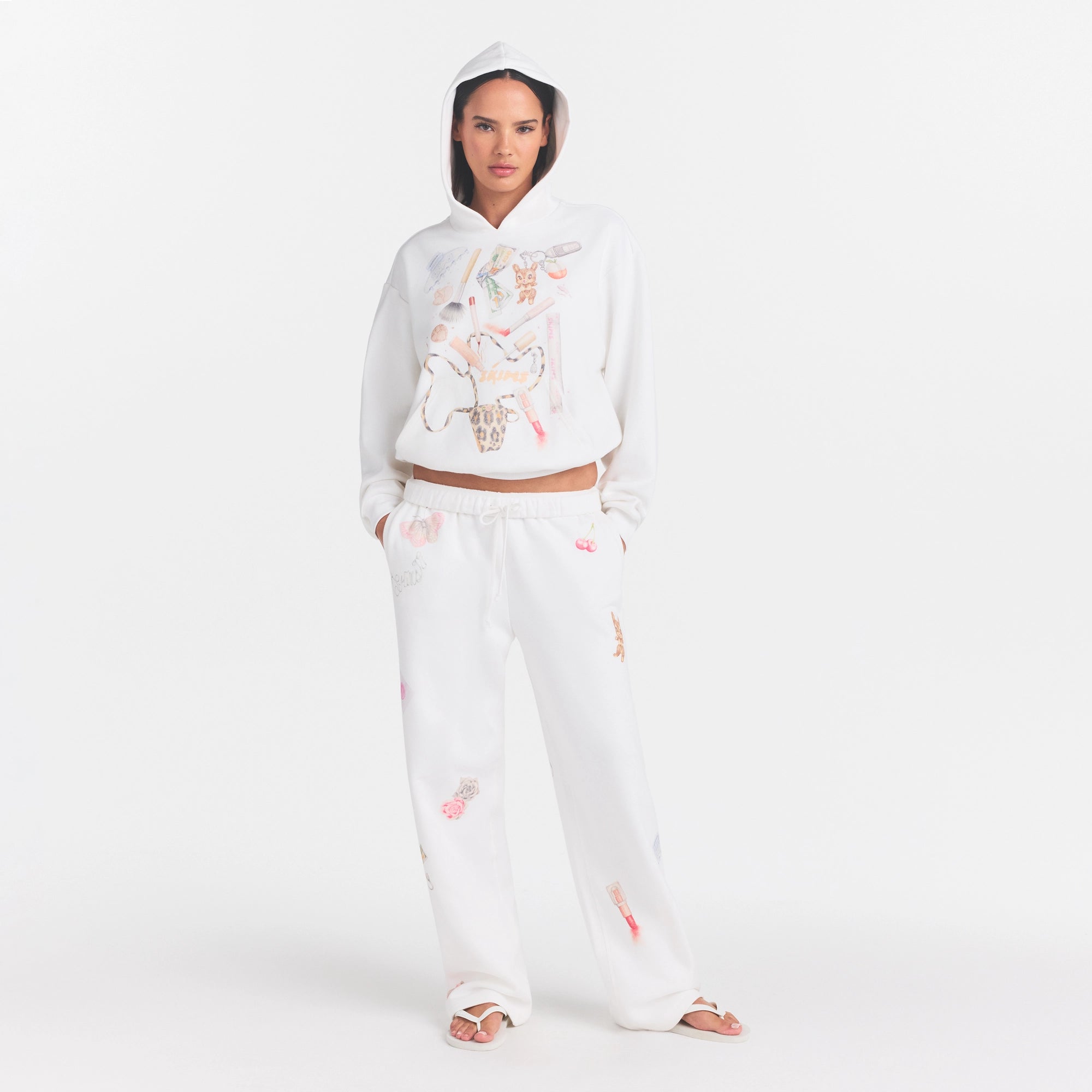 COTTON FLEECE CLASSIC STRAIGHT LEG PANT | SNOW ESSENTIALS - Image 2