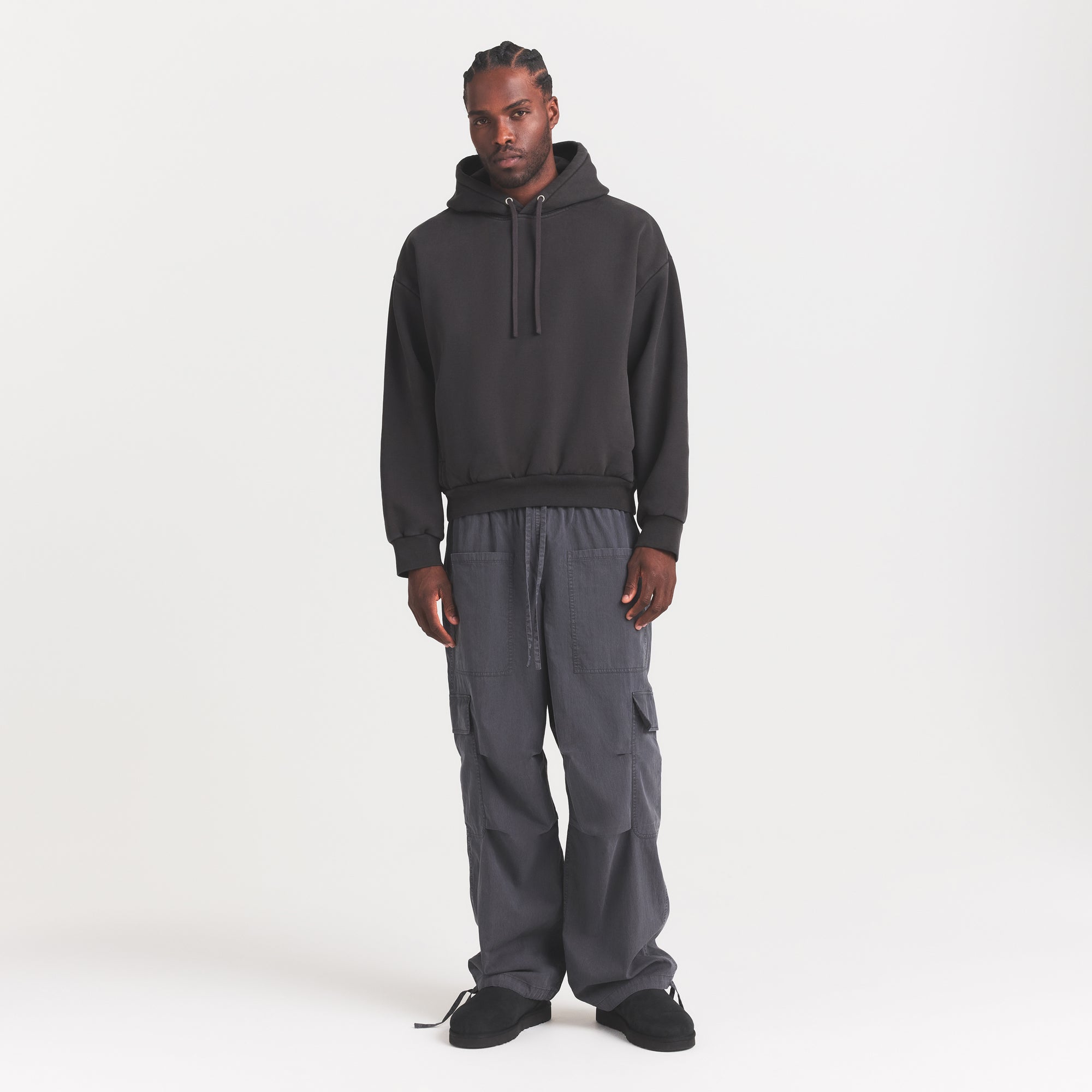 WOVEN MENS CARGO PANT | ASH - Image 2