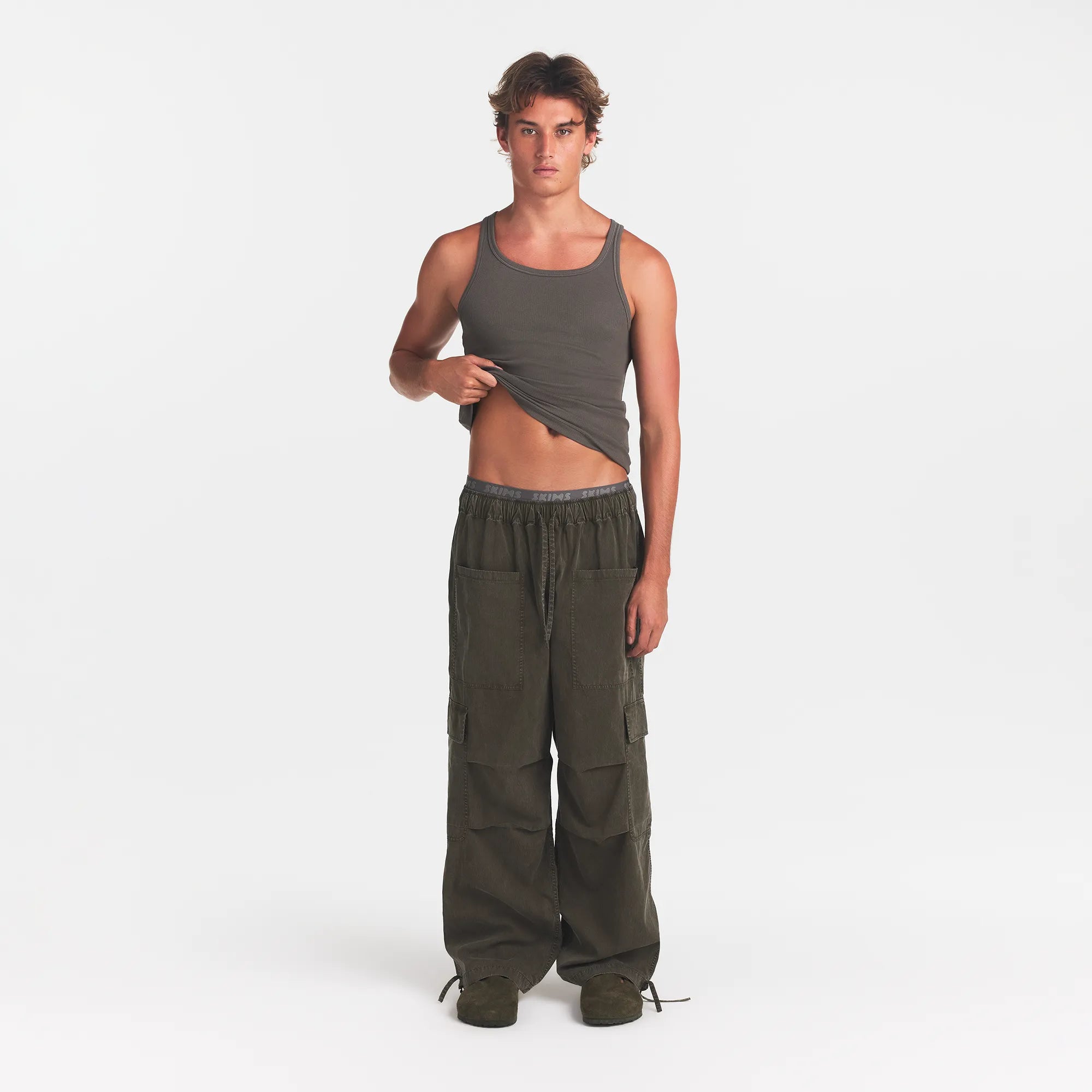 WOVEN MENS CARGO PANT | JUNGLE - Image 2