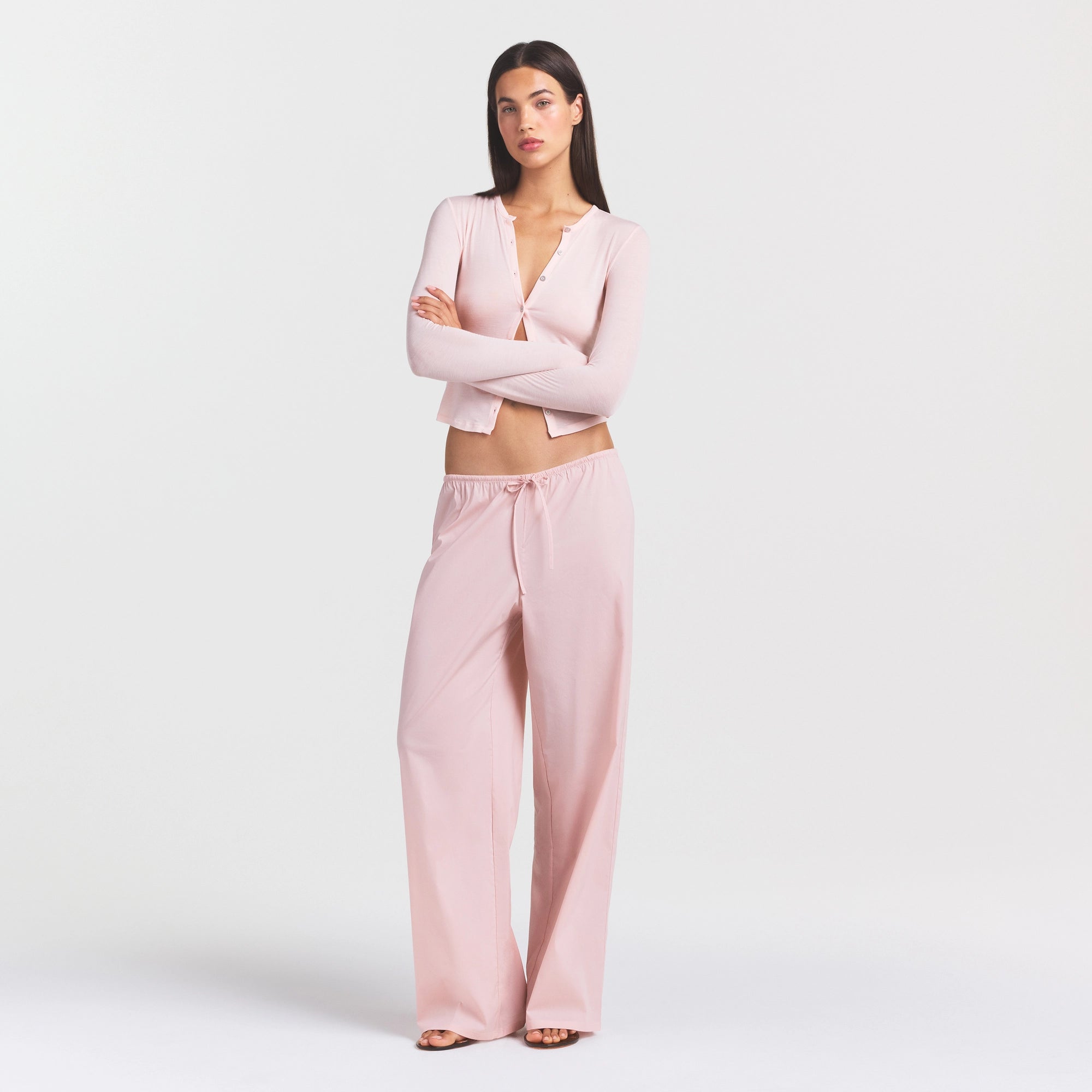 POPLIN APPAREL PANT | DUSTY PINK - Image 2