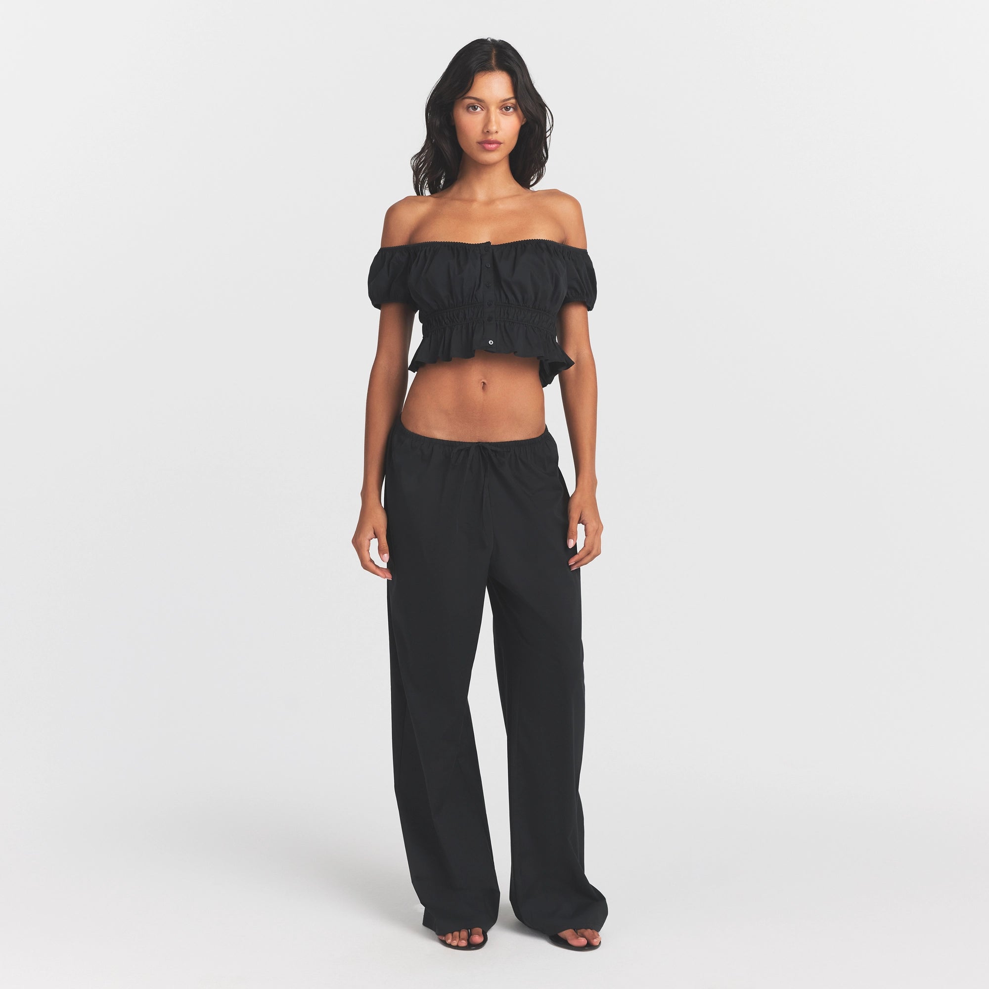 POPLIN APPAREL PANT | ONYX - Image 2