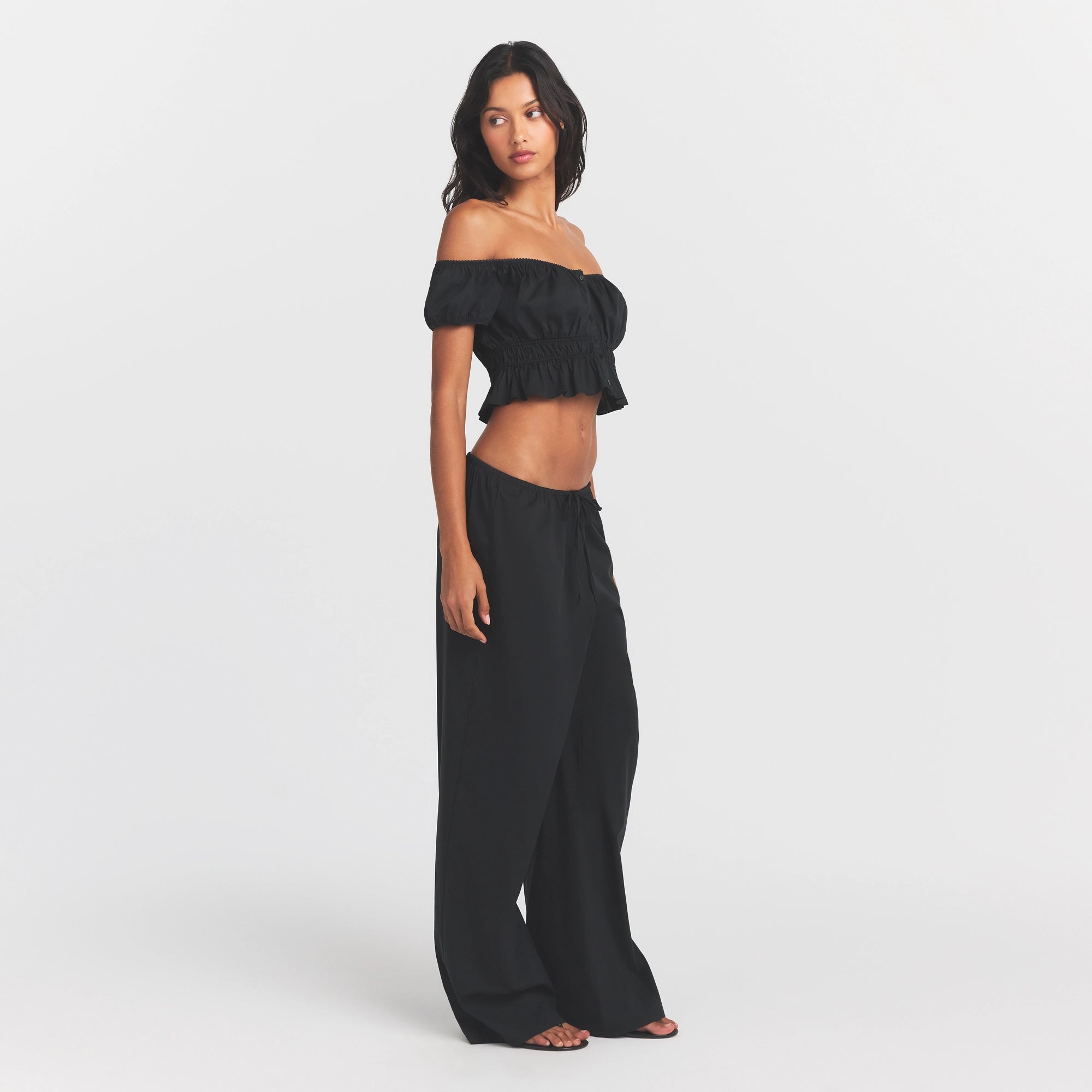 POPLIN APPAREL PANT | ONYX - Image 3