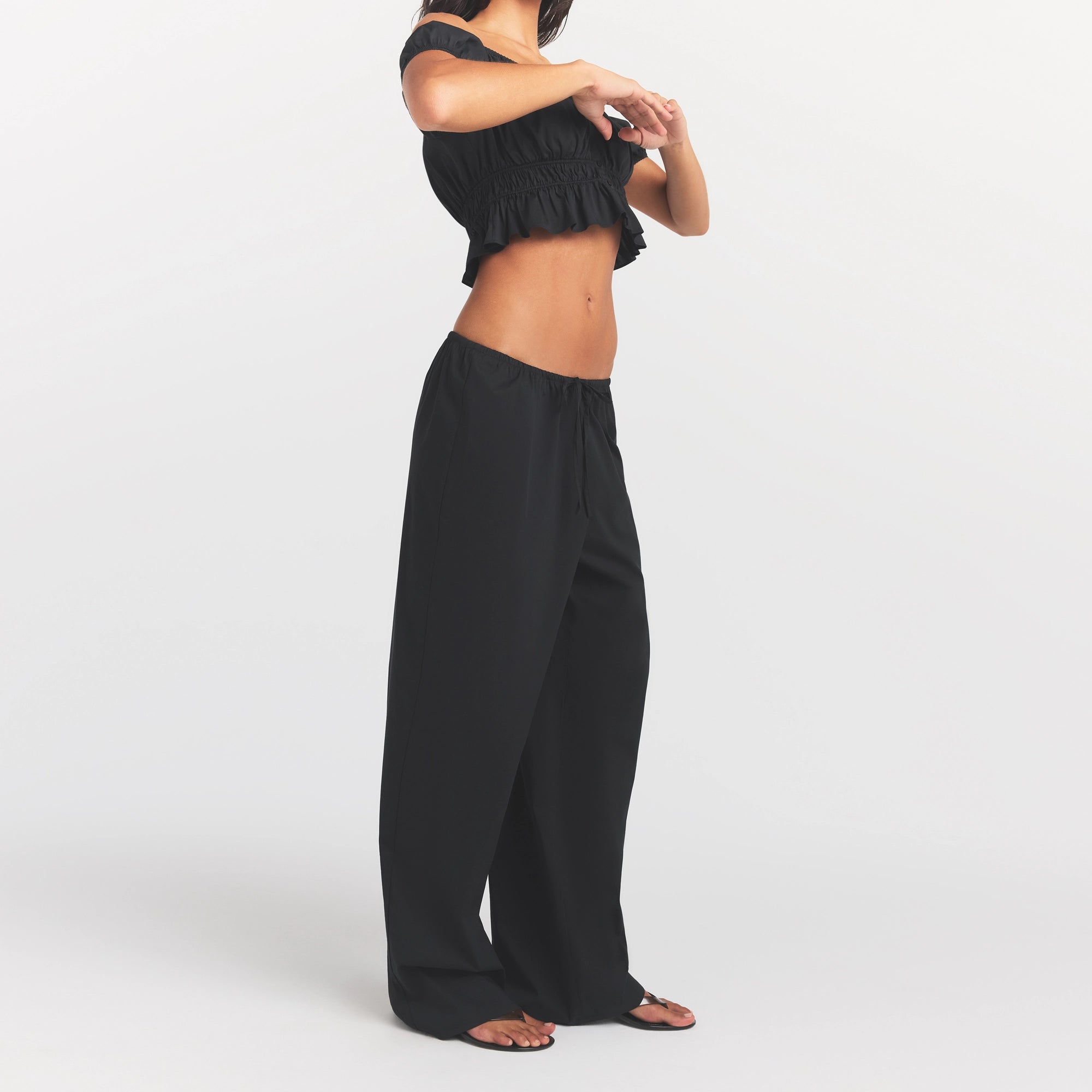 POPLIN APPAREL PANT | ONYX - Image 4