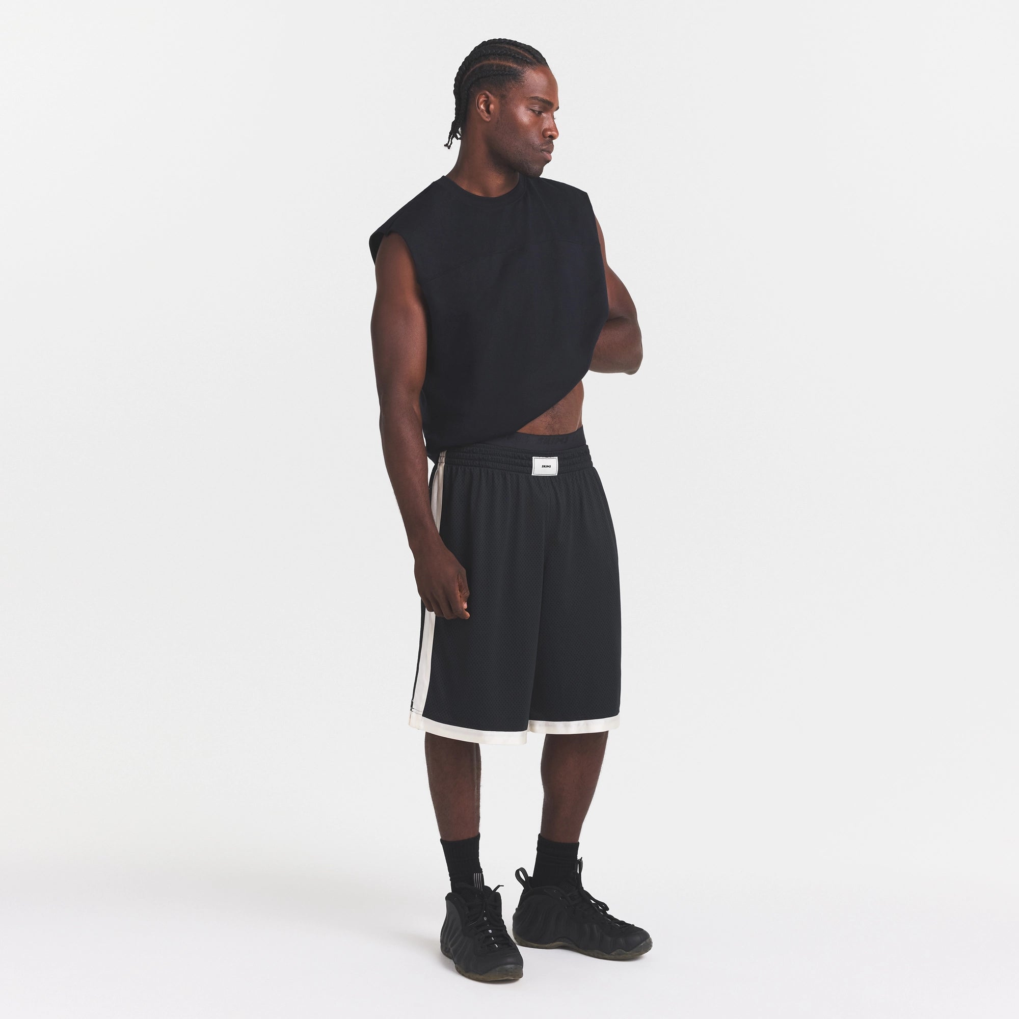 MESH APPAREL MENS LONG SHORT | ONYX - Image 4