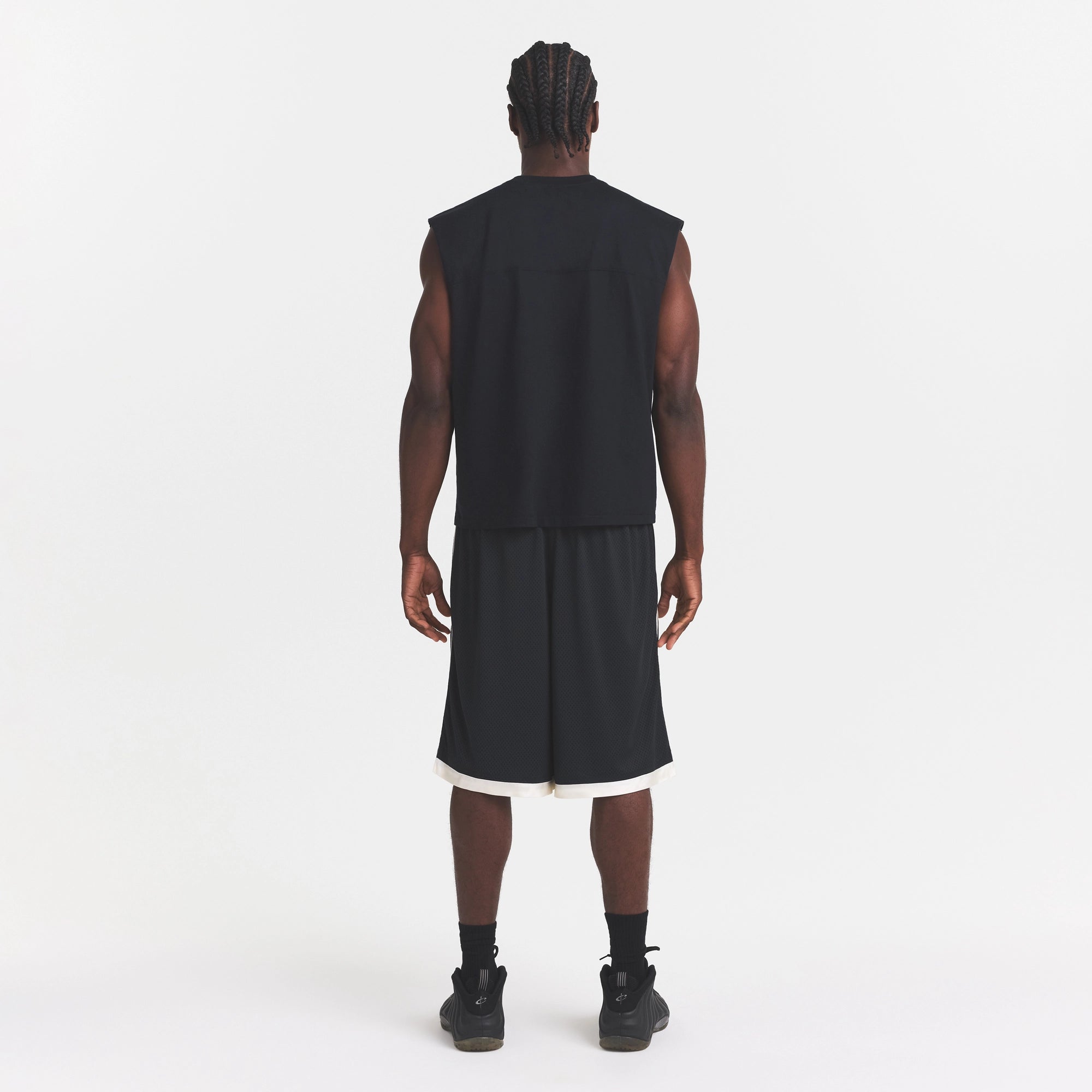 MESH APPAREL MENS LONG SHORT | ONYX - Image 5