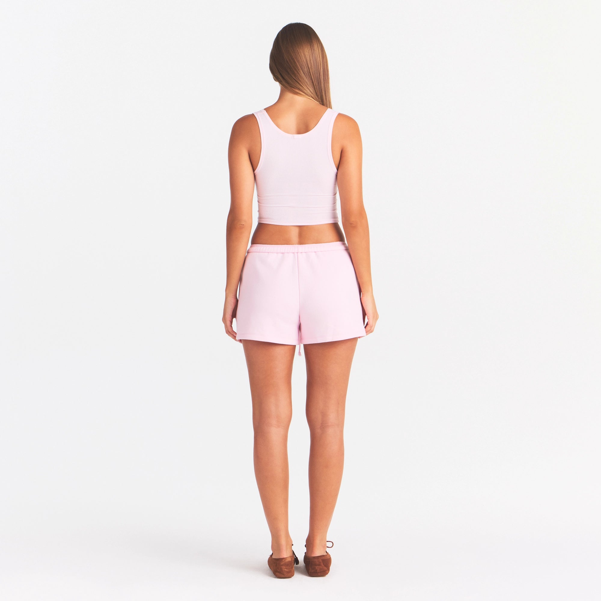 COTTON FLEECE CLASSIC SHORT | CHERRY BLOSSOM - Image 5