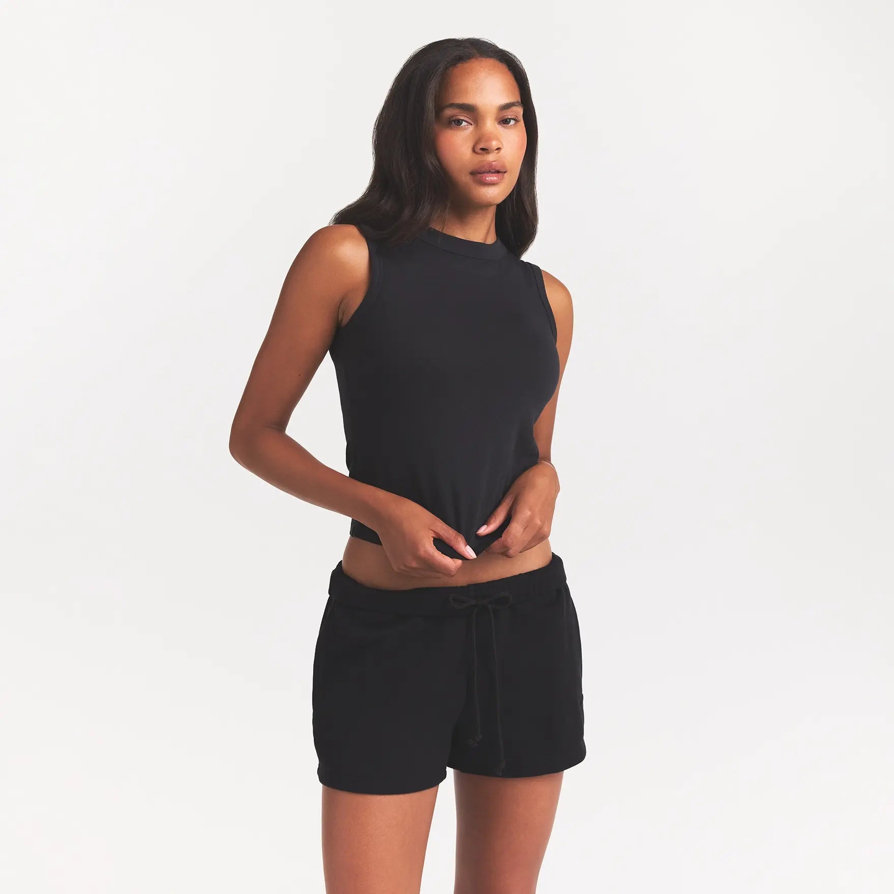 COTTON FLEECE CLASSIC SHORT | ONYX - Image 4