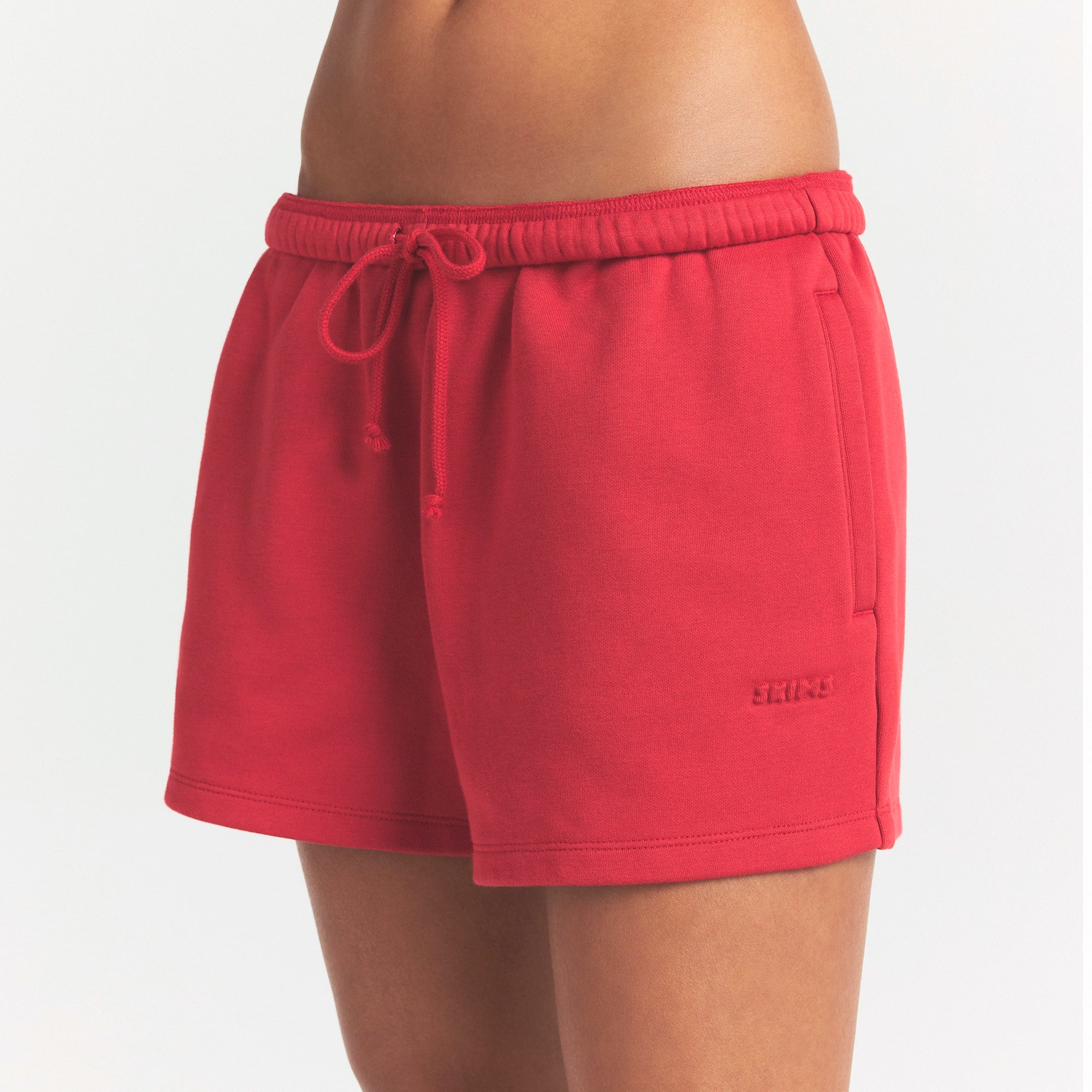 COTTON FLEECE CLASSIC SHORT | WASHED RED - Image 4