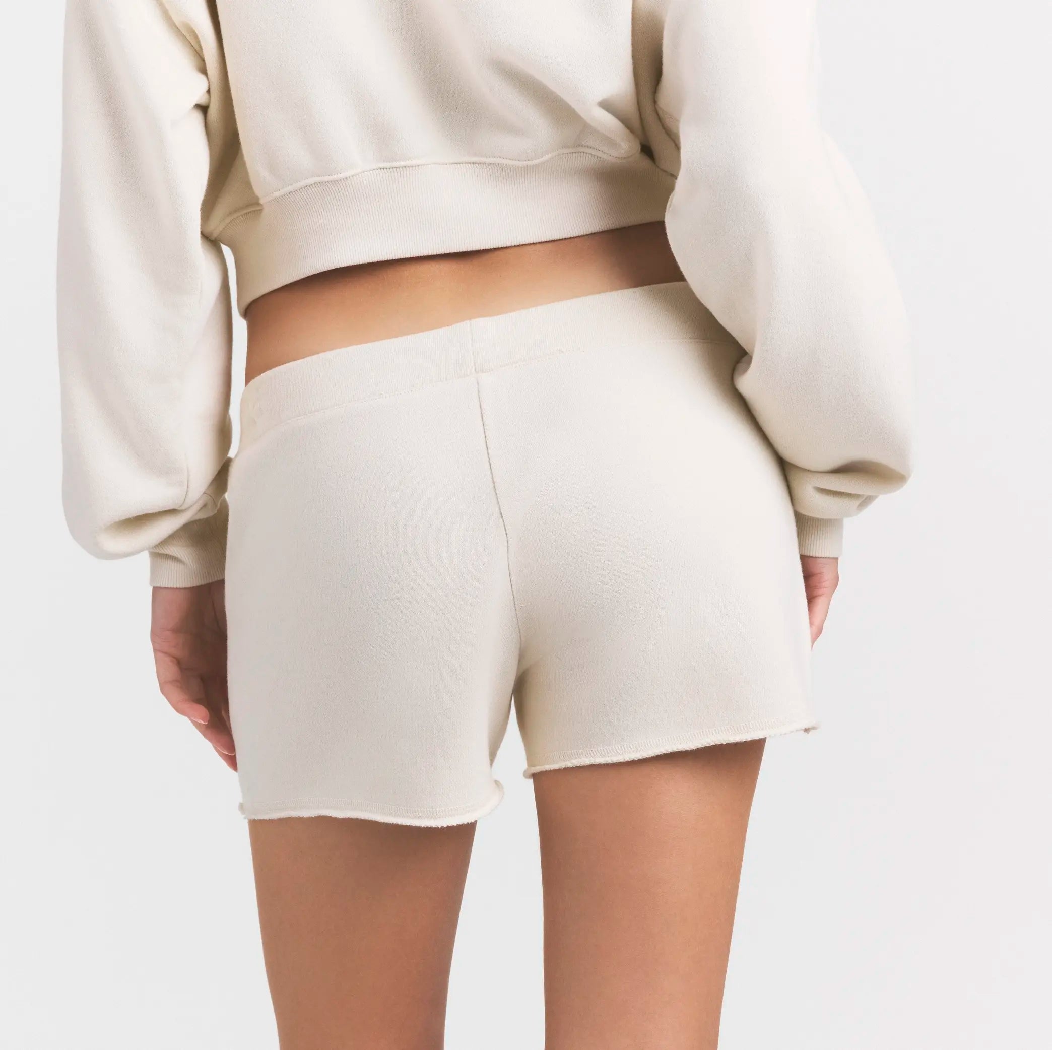 DRAPEY FRENCH TERRY SHORT | BUFF - Image 4