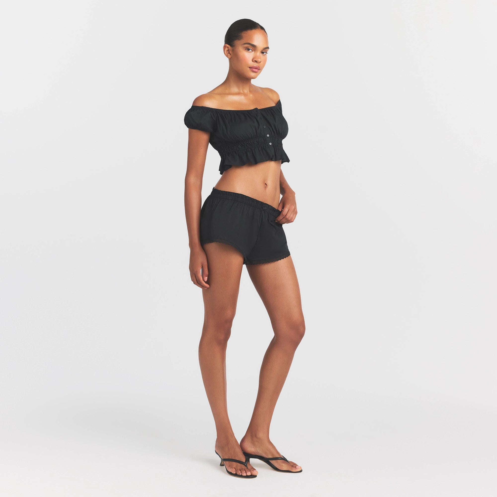 POPLIN APPAREL SHORT | ONYX - Image 4