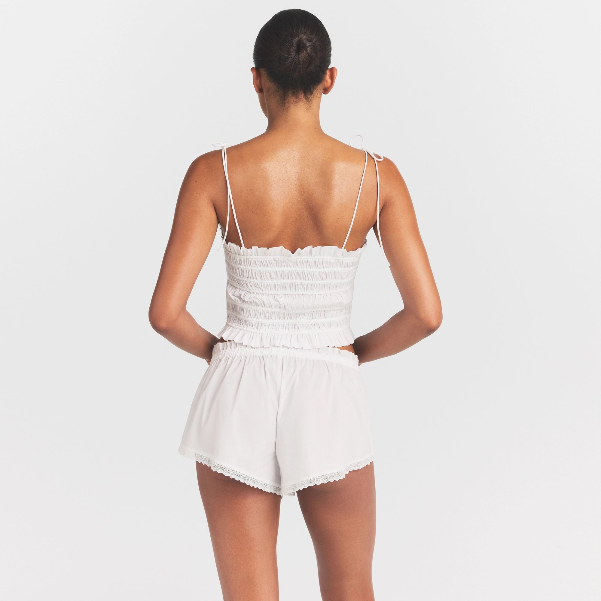 POPLIN APPAREL SHORT | SNOW - Image 3