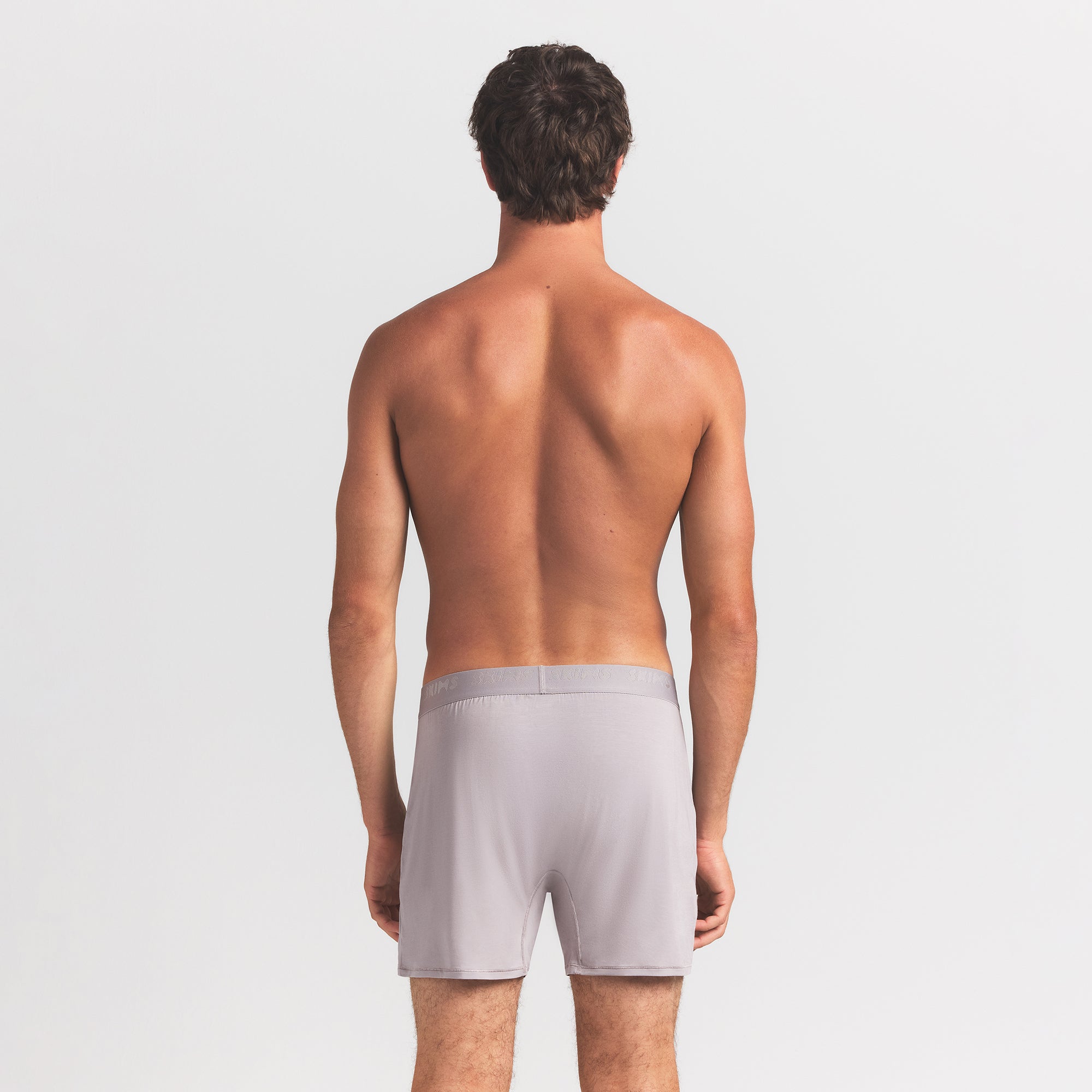 SKIMS STRETCH MENS KNIT BOXER | OYSTER - Image 5