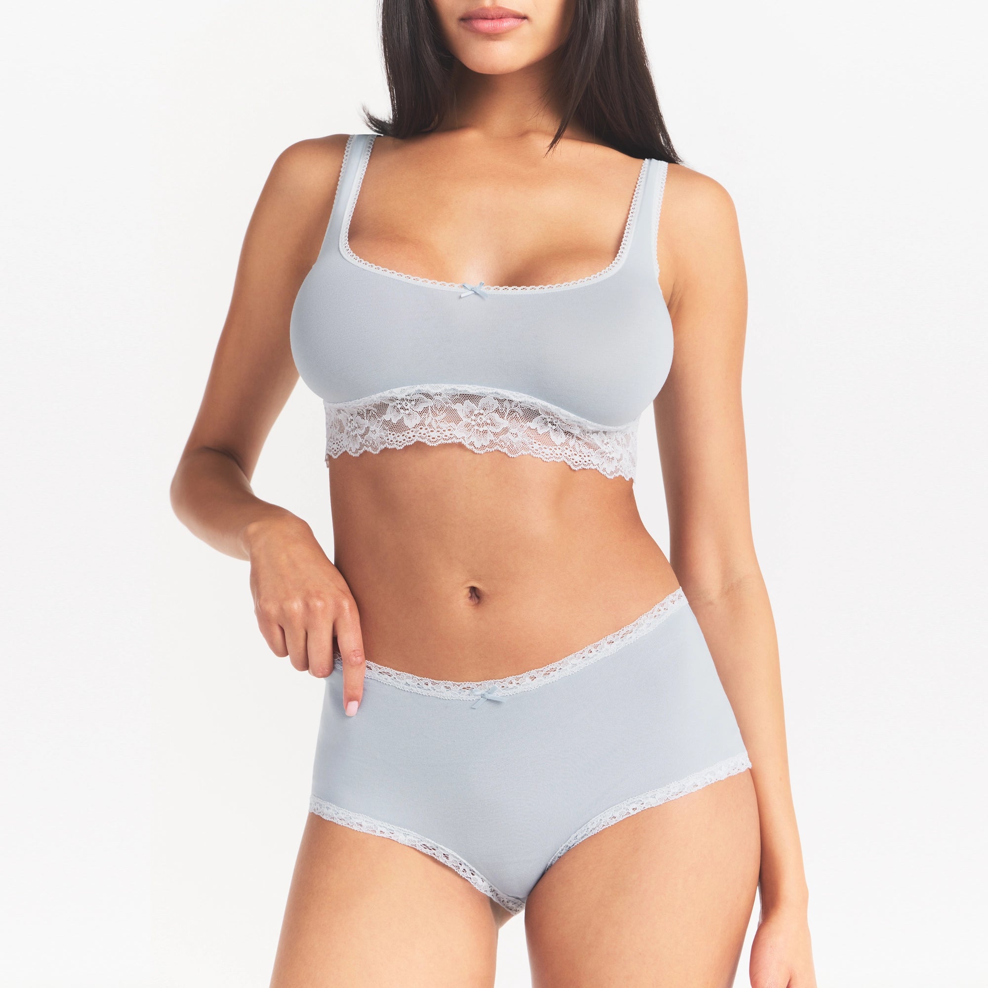 LIGHTWEIGHT COTTON LACE BOY SHORT | AIRSPACE - Image 3