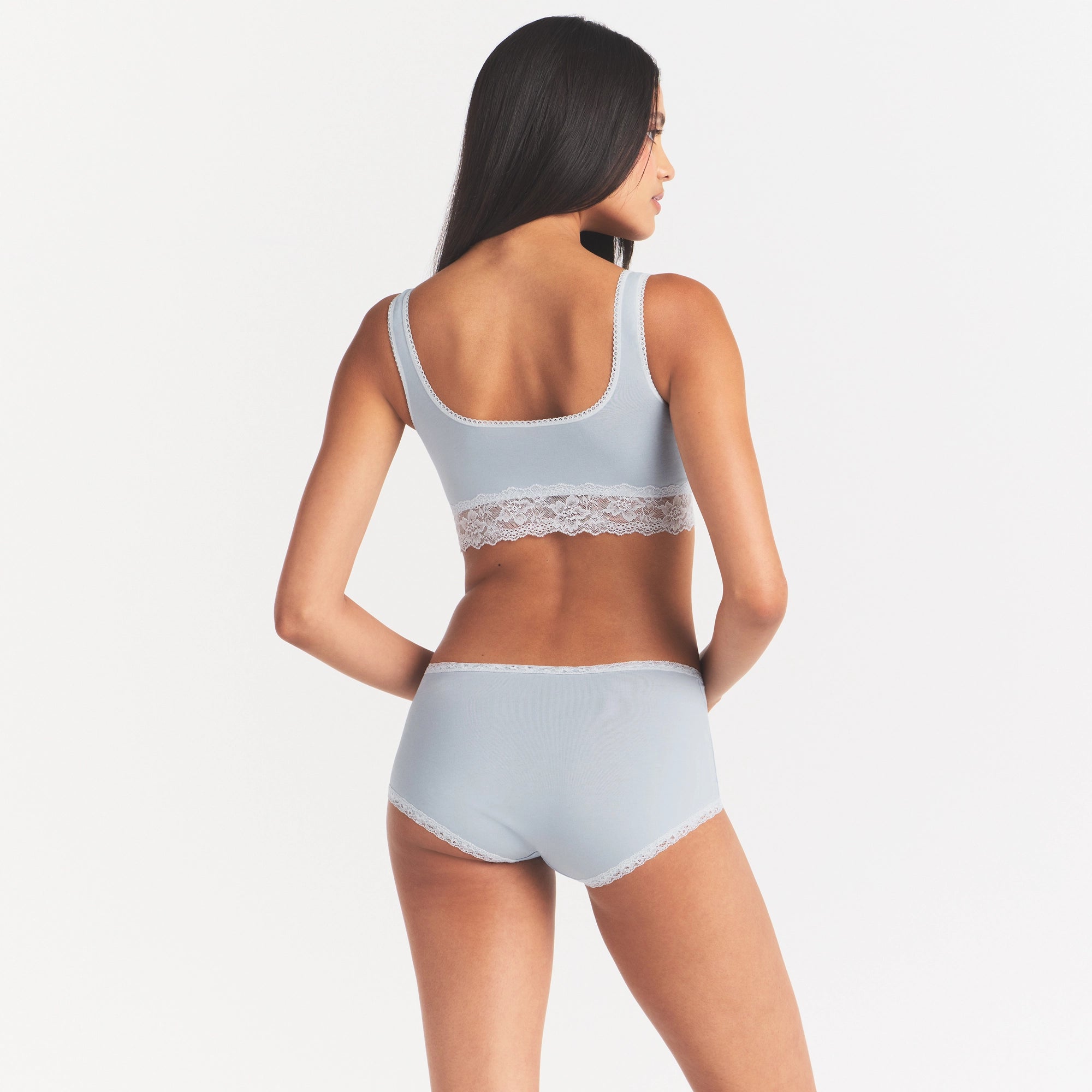 LIGHTWEIGHT COTTON LACE BOY SHORT | AIRSPACE - Image 4