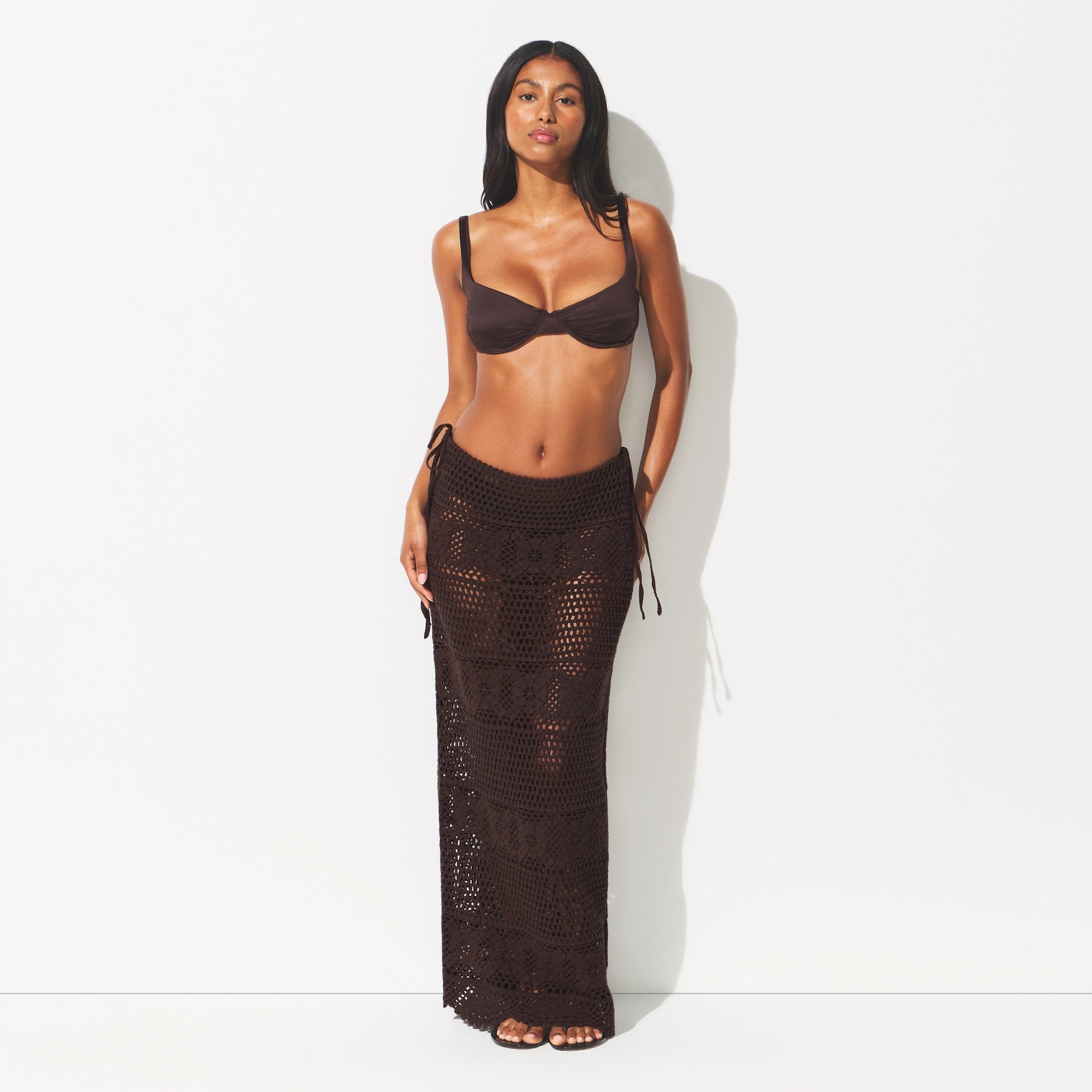 SWIM COVER-UPS CROCHET LONG SKIRT | PHOENIX - Image 2
