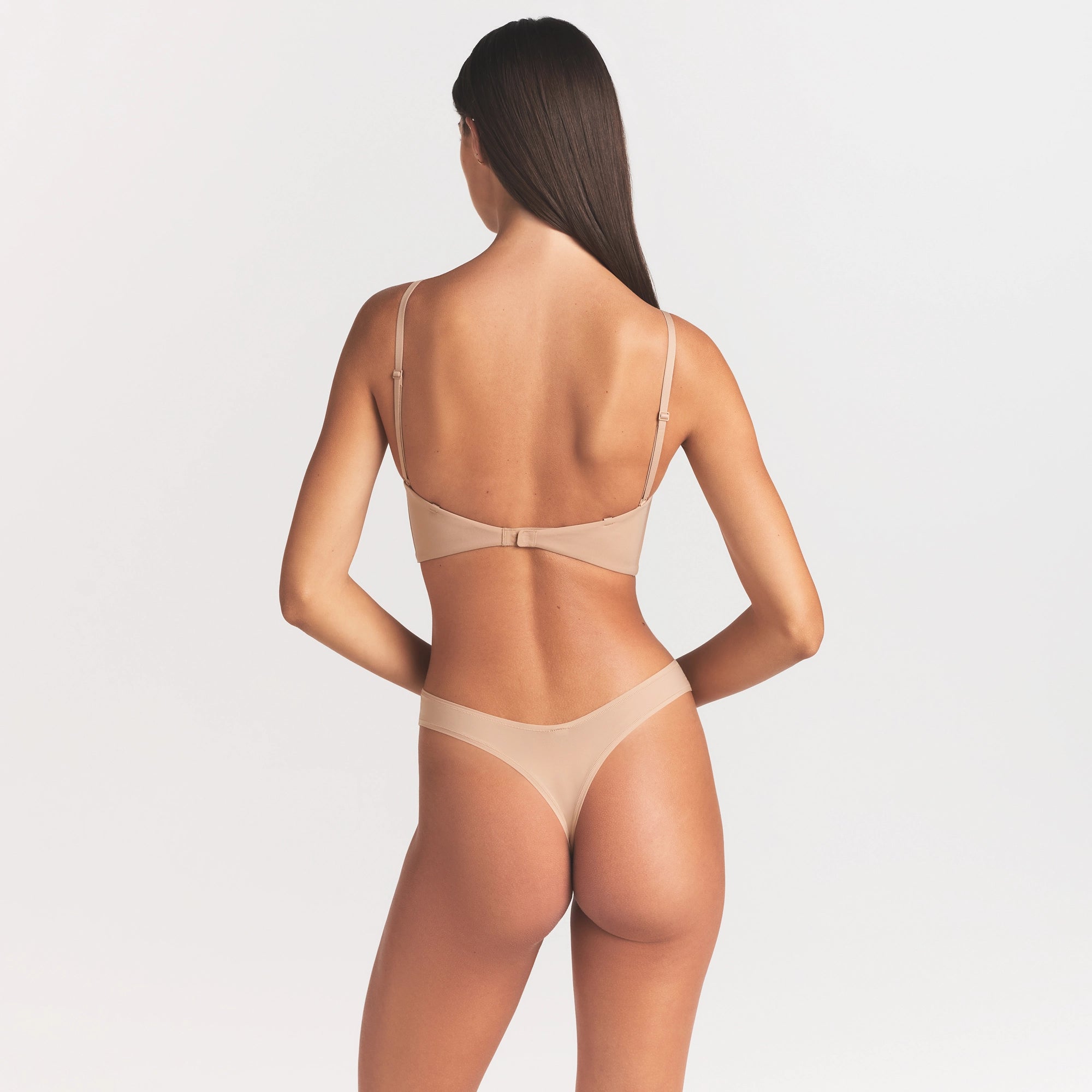 FITS EVERYBODY LOW BACK LONGLINE BRA | CLAY - Image 6