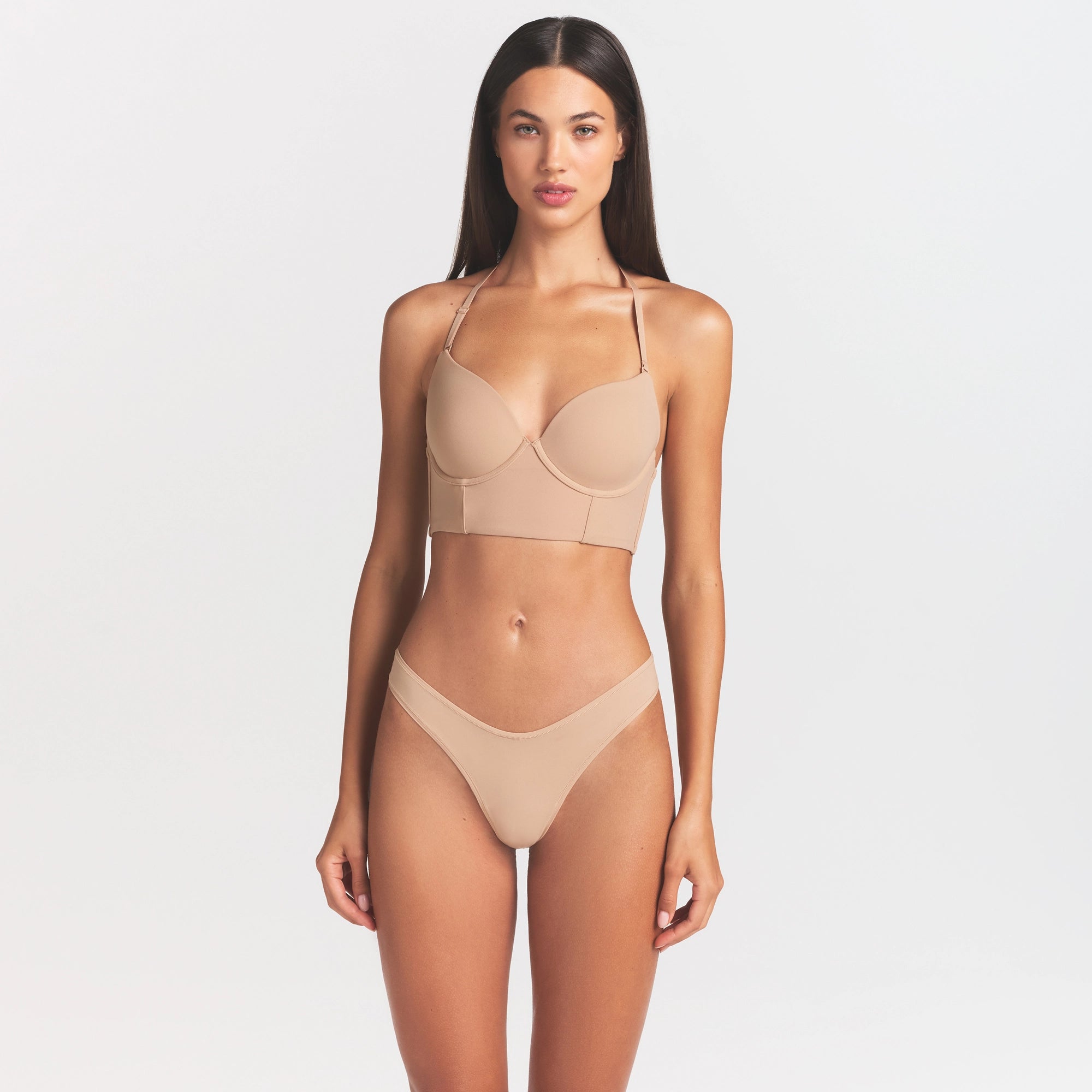 FITS EVERYBODY LOW BACK LONGLINE BRA | CLAY - Image 5