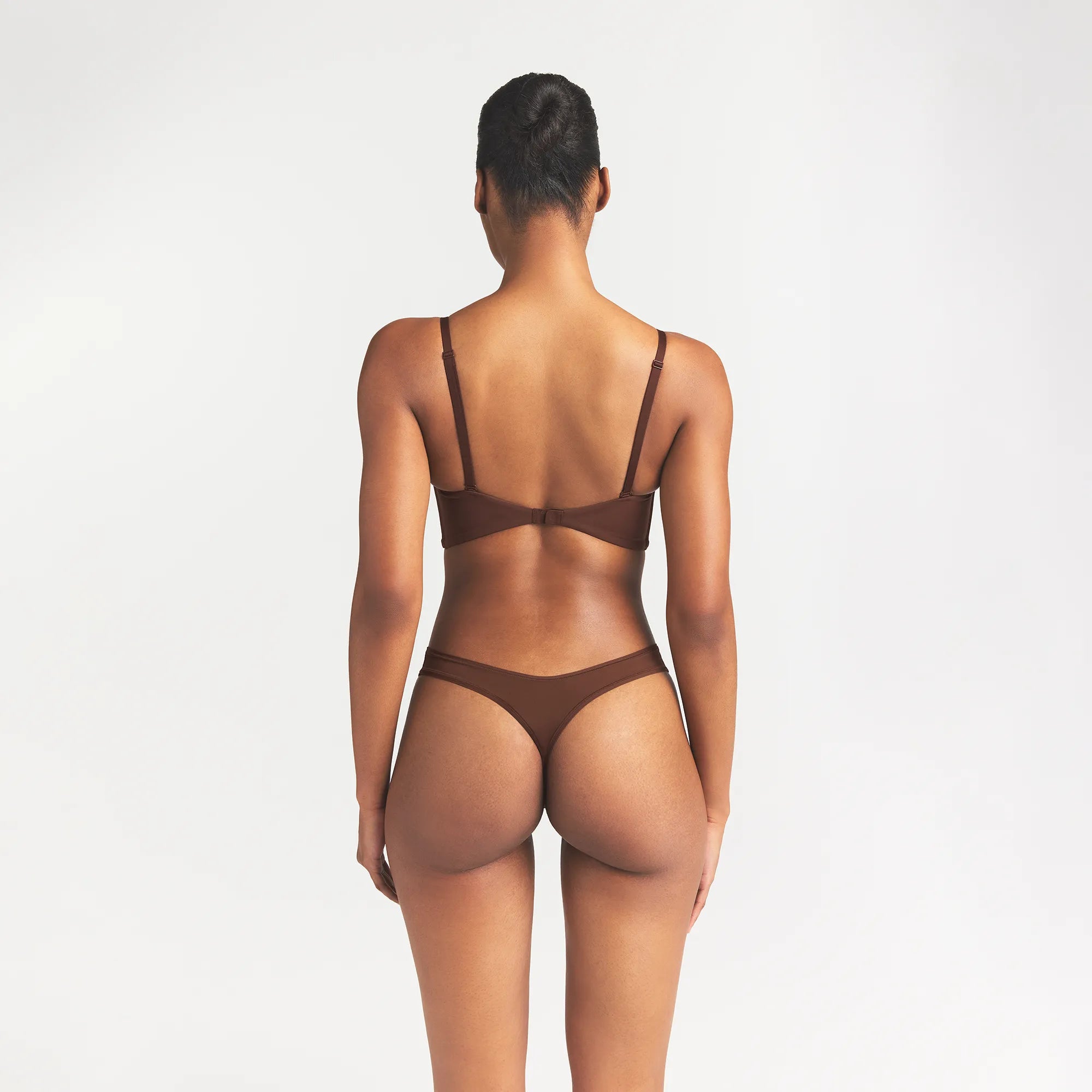 FITS EVERYBODY LOW BACK LONGLINE BRA | COCOA - Image 4