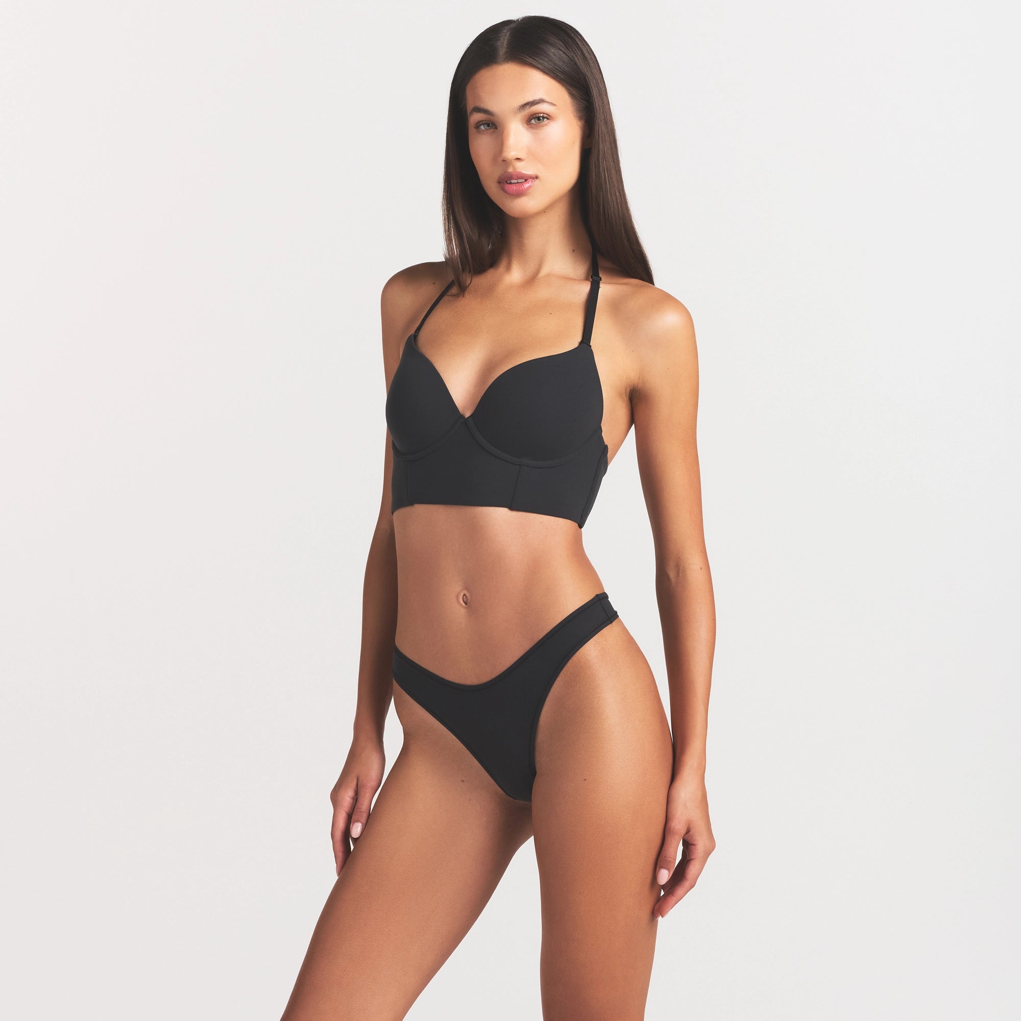 FITS EVERYBODY LOW BACK LONGLINE BRA | ONYX - Image 3